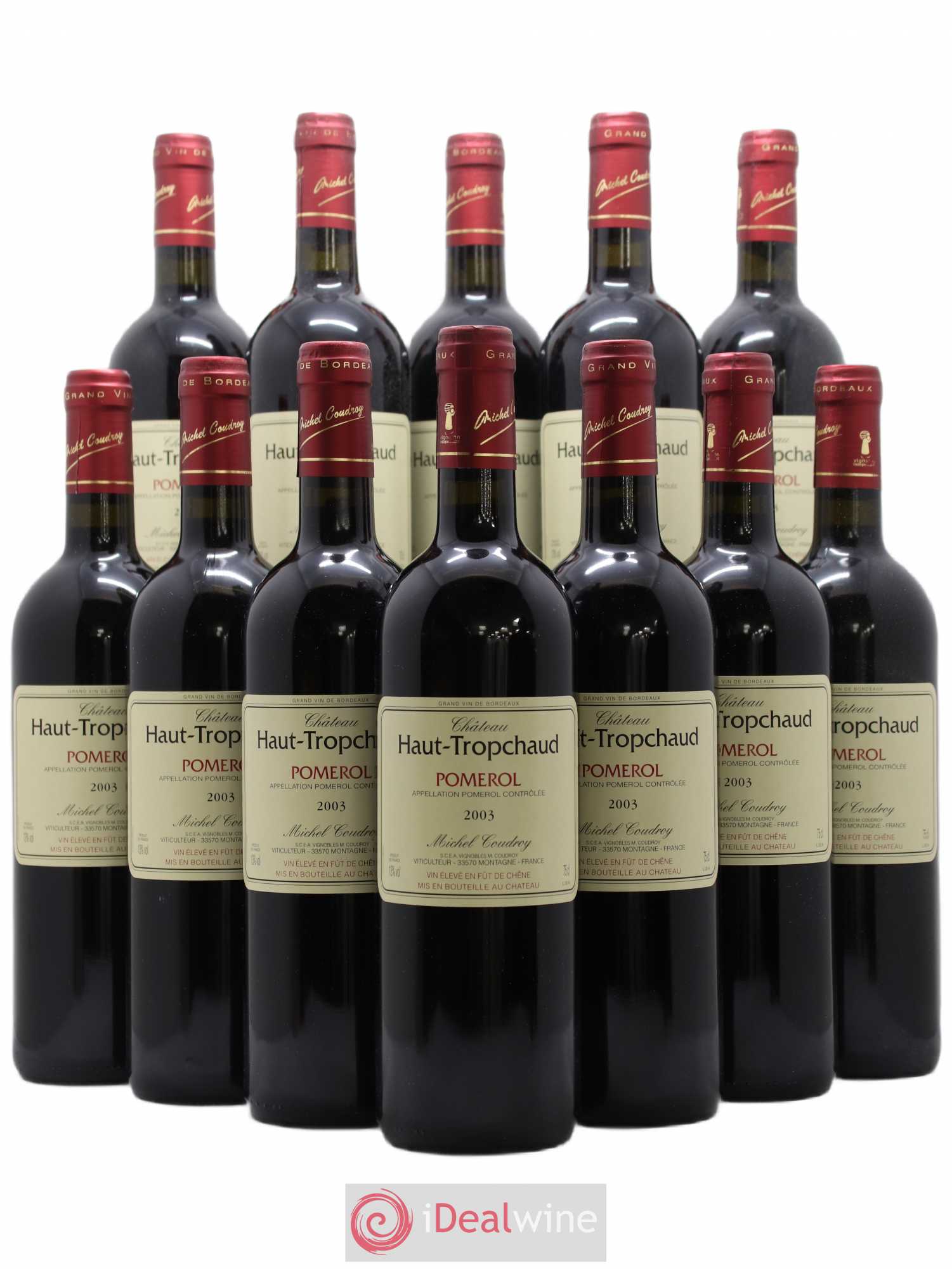 Château Haut Tropchaud 2003 - Lot de 12 bouteilles - 0
