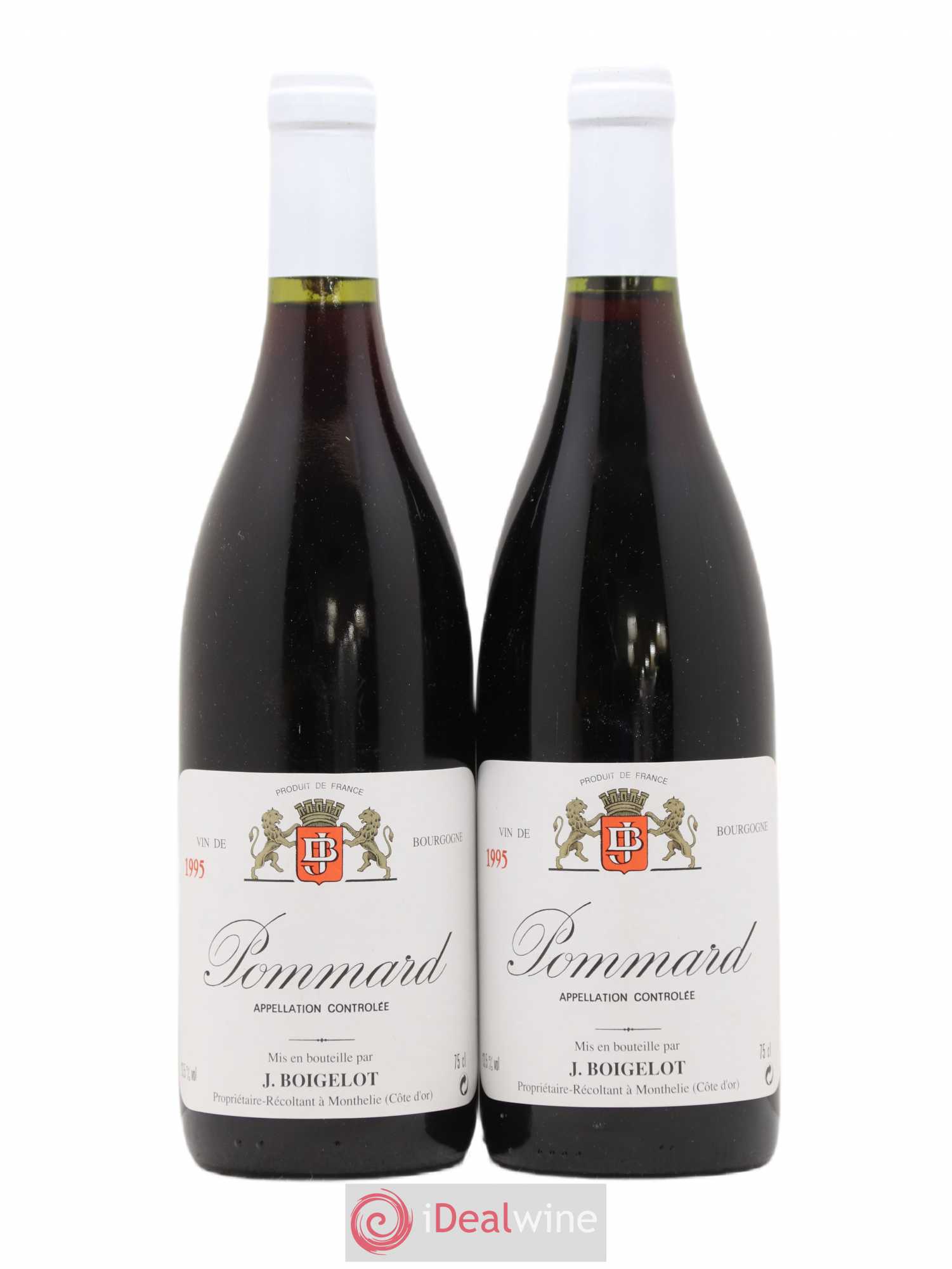 Pommard J Boigelot 1995 - Lot de 2 bouteilles - 0