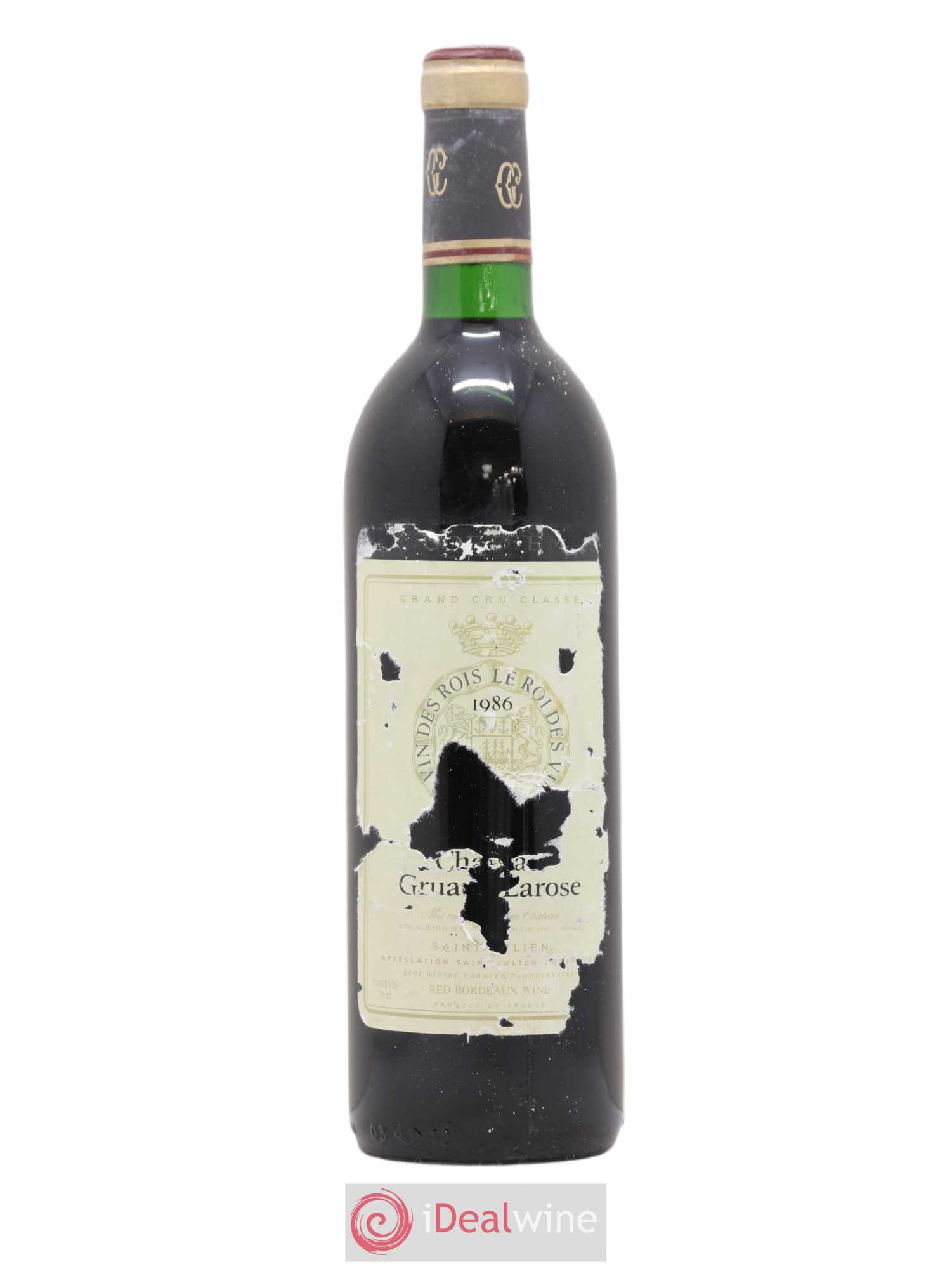 Château Gruaud Larose 2ème Grand Cru Classé 1986 - Lot de 1 bouteille - 0