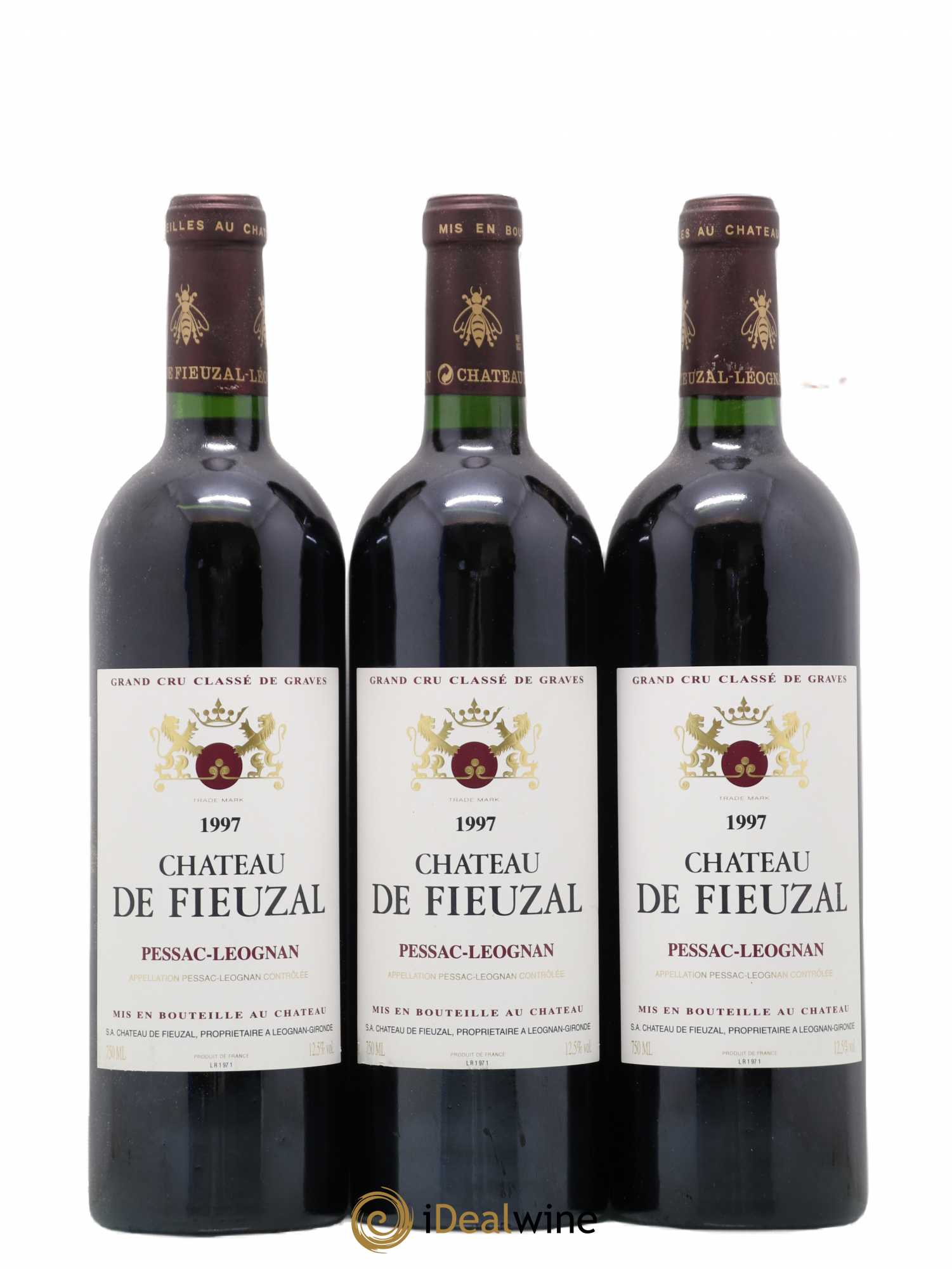Château de Fieuzal Cru Classé de Graves 1997 - Lot de 12 bouteilles - 1
