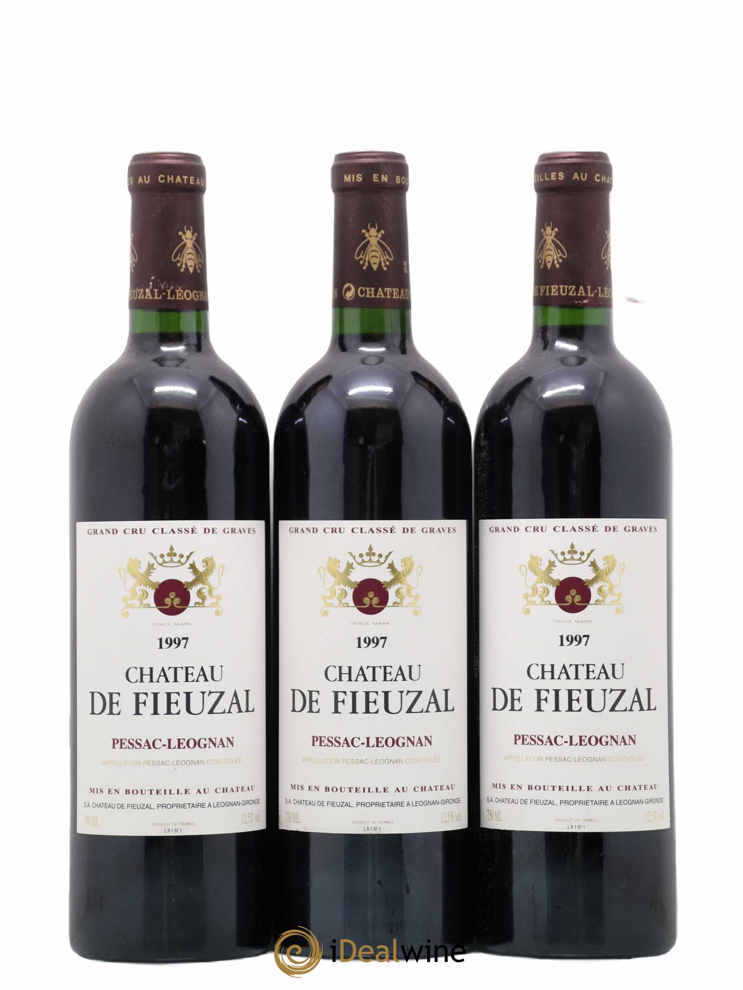 Château de Fieuzal Cru Classé de Graves 1997 - Lot de 12 bouteilles - 2
