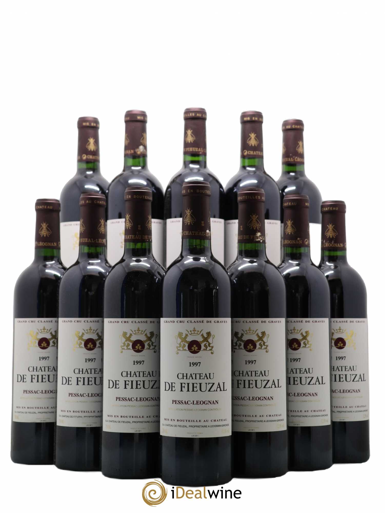 Château de Fieuzal Cru Classé de Graves 1997 - Lot de 12 bouteilles - 0