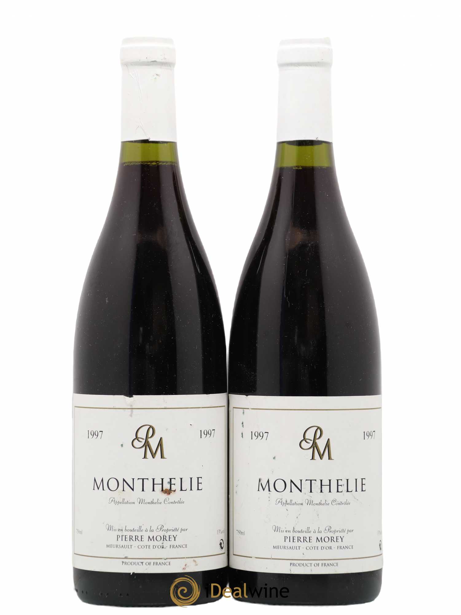 Monthélie Pierre Morey (Domaine) 1997 - Lot de 2 bouteilles - 0