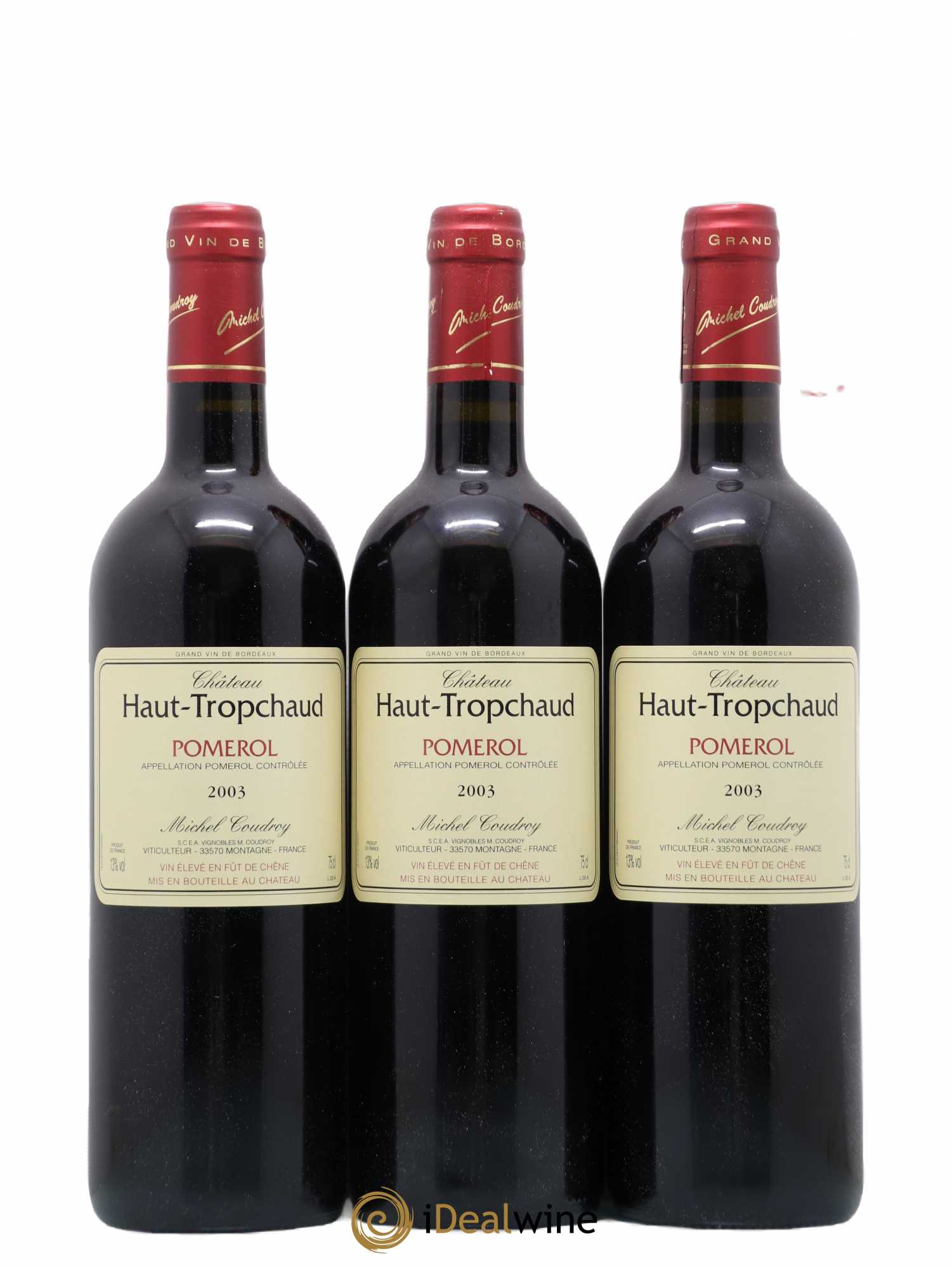 Château Haut Tropchaud 2003 - Lot de 12 bouteilles - 1