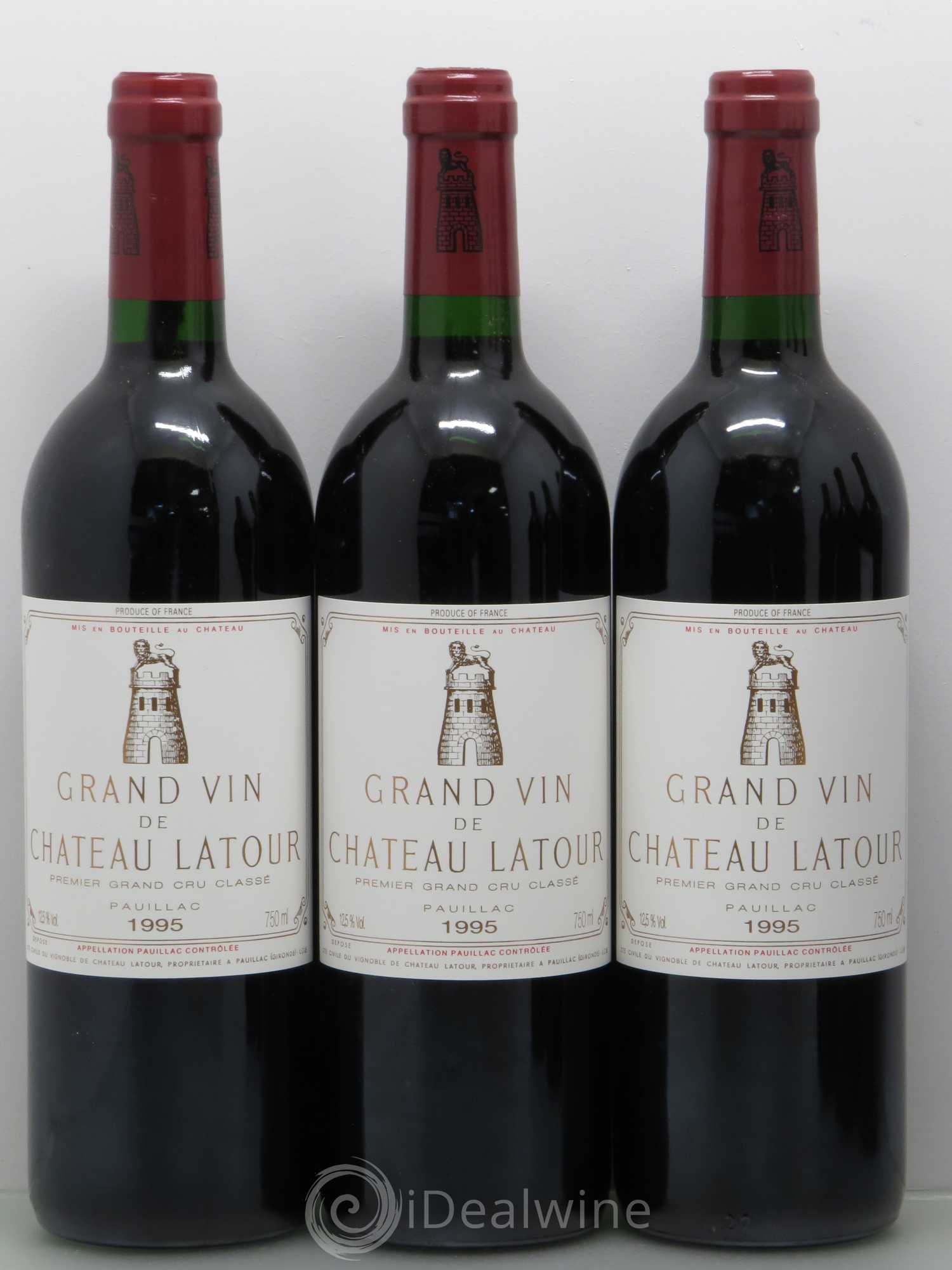 Château Latour 1er Grand Cru Classé 1995 - Lot de 6 bouteilles - 1