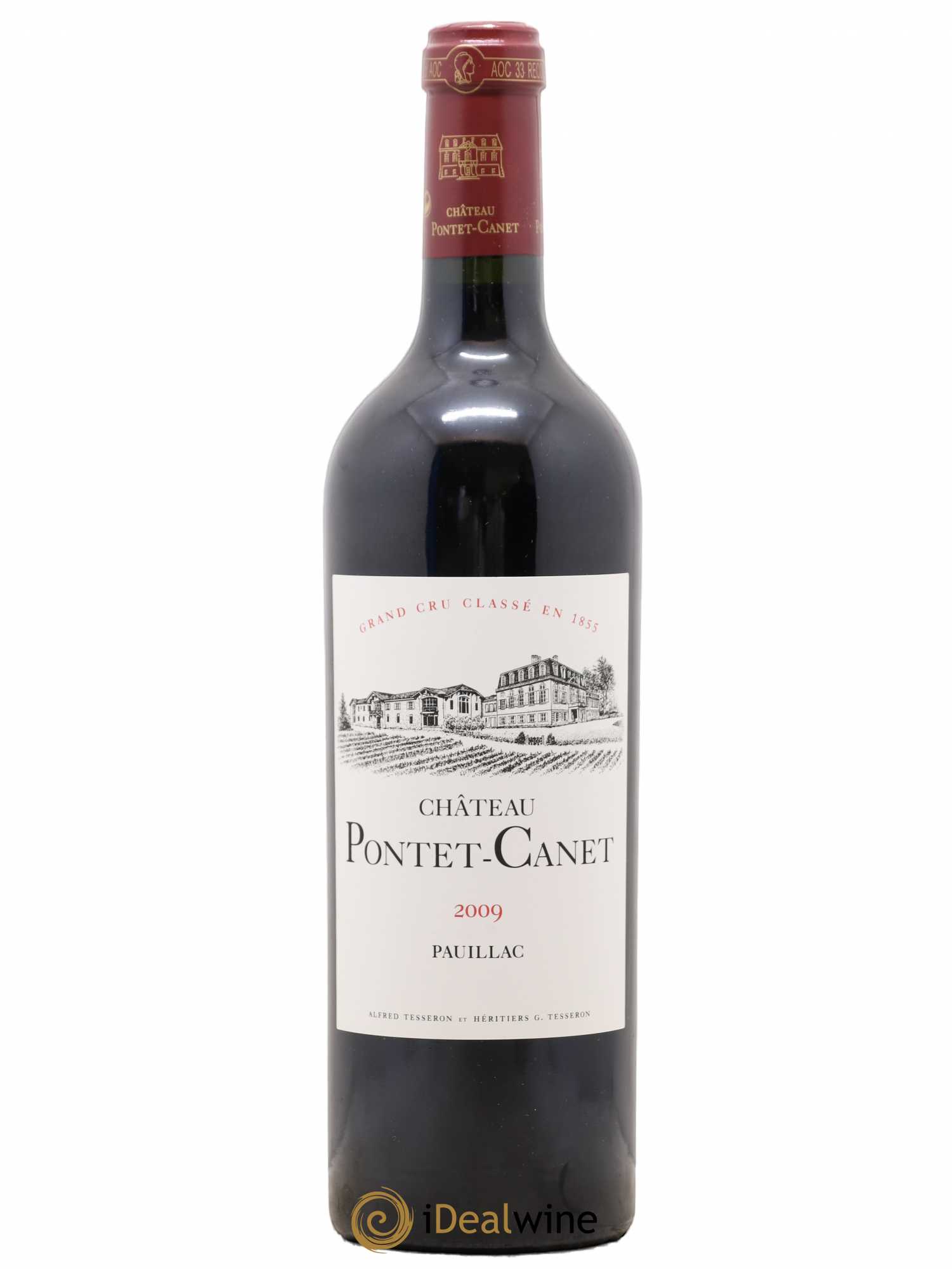 Château Pontet Canet 5ème Grand Cru Classé 2009 - Lot de 1 bouteille - 0