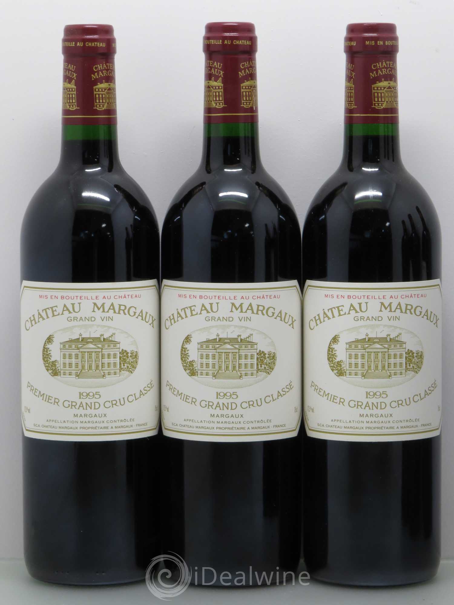 Château Margaux 1er Grand Cru Classé 1995 - Lot de 6 bouteilles - 1