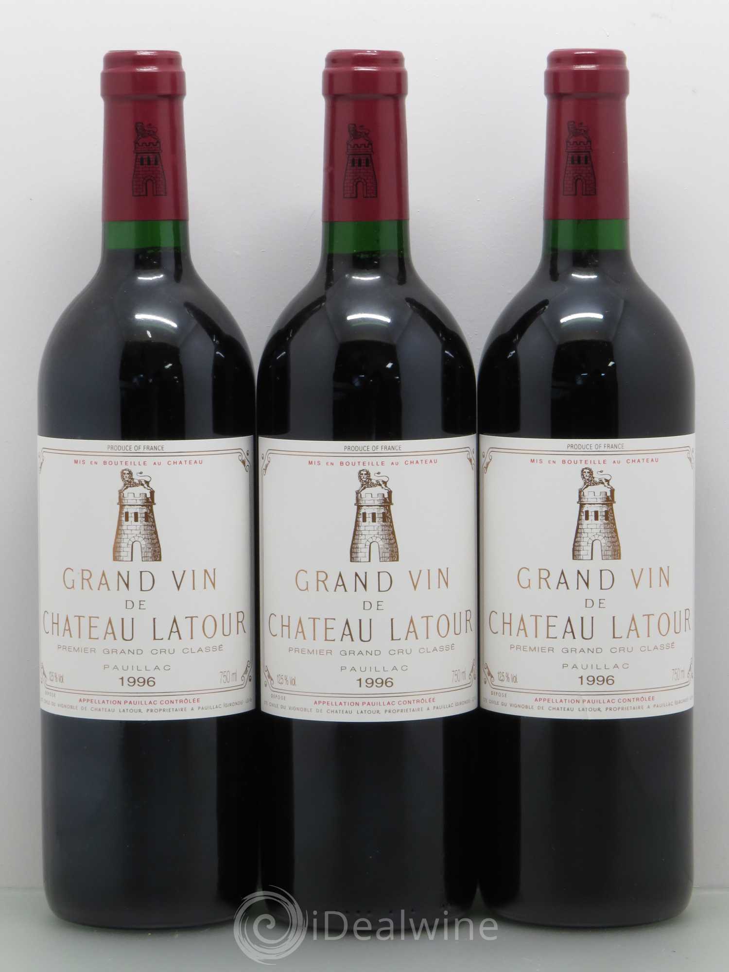 Château Latour 1er Grand Cru Classé 1996 - Lot de 6 bouteilles - 2