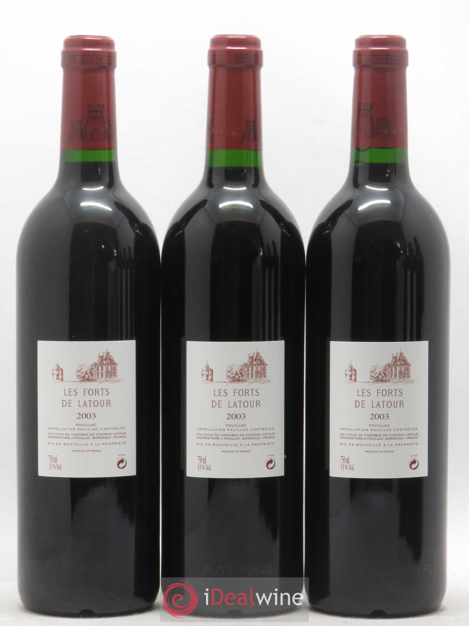 Les Forts de Latour Second Vin 2003 - Lot de 6 bouteilles - 2