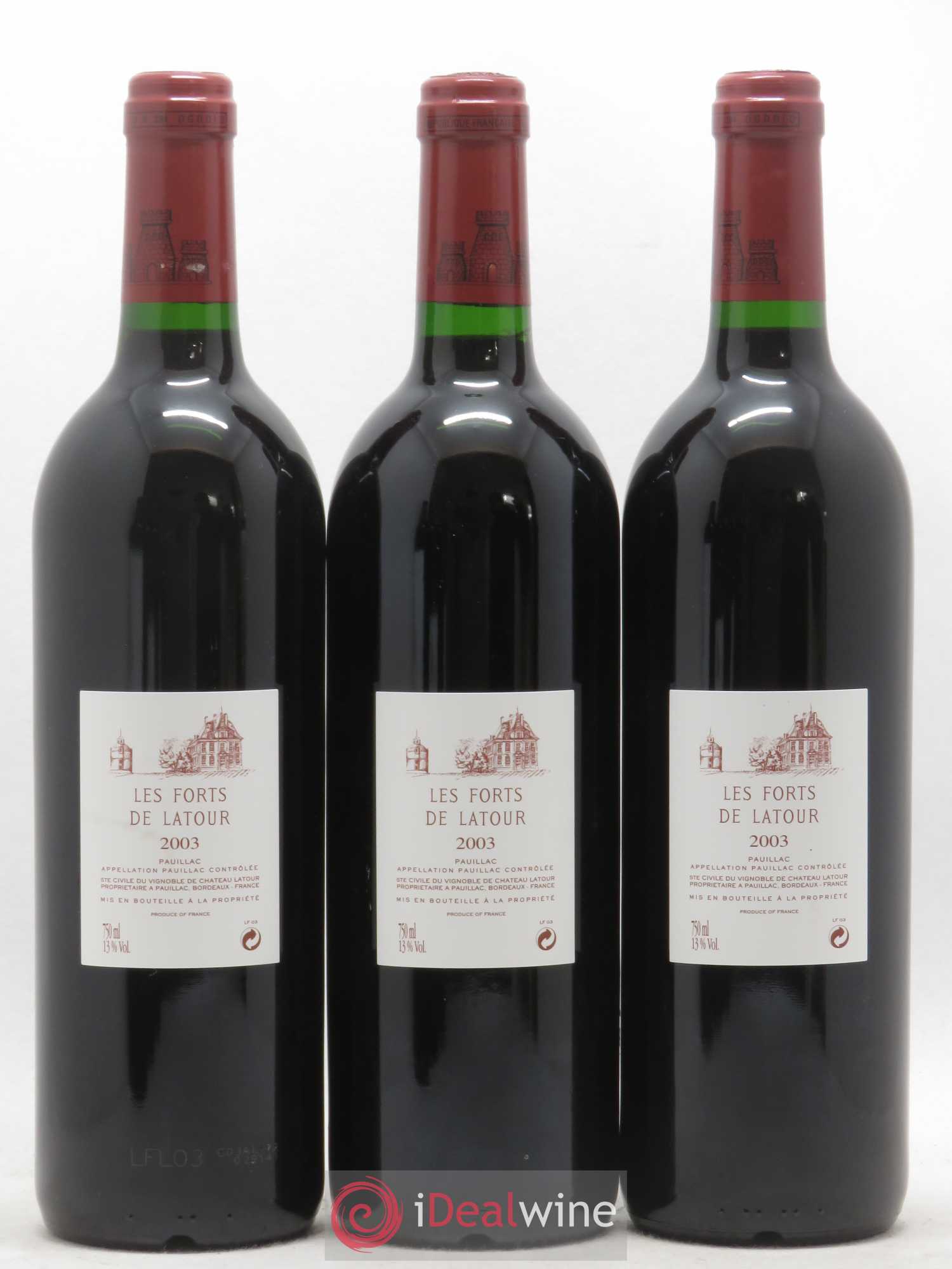Les Forts de Latour Second Vin 2003 - Lot de 6 bouteilles - 4