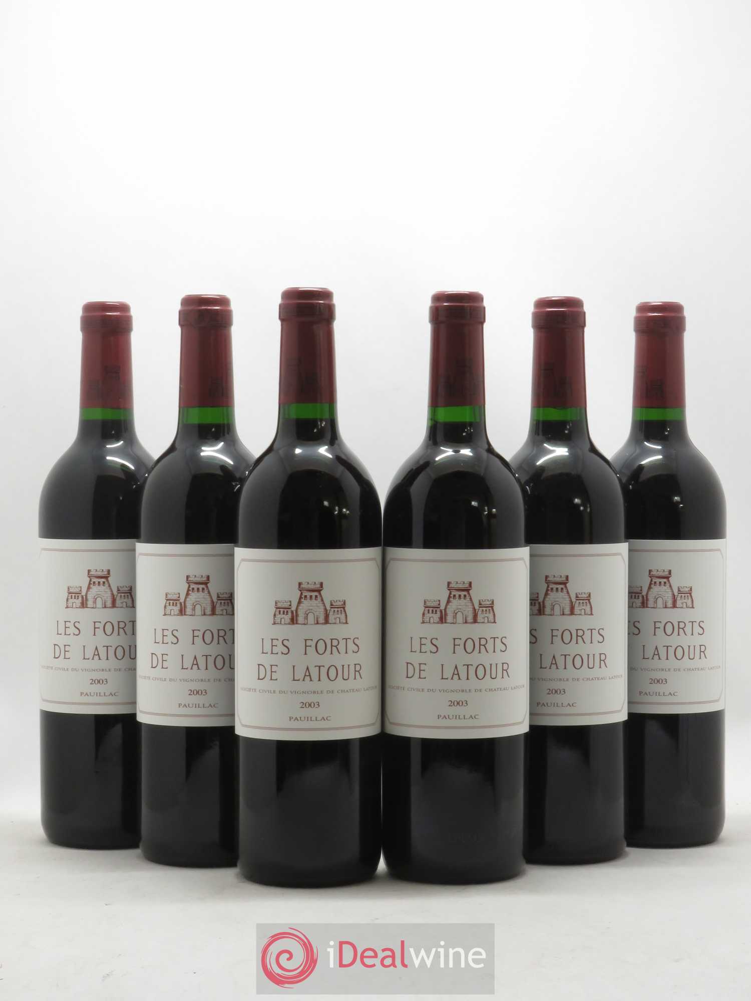 Les Forts de Latour Second Vin 2003 - Lot de 6 bouteilles - 0