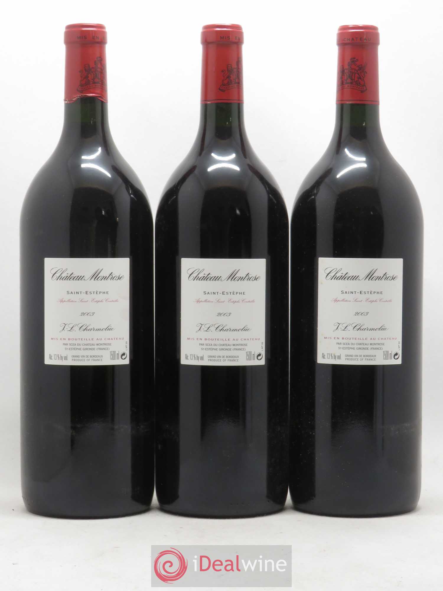 Château Montrose 2ème Grand Cru Classé 2003 - Lot de 3 magnums - 1