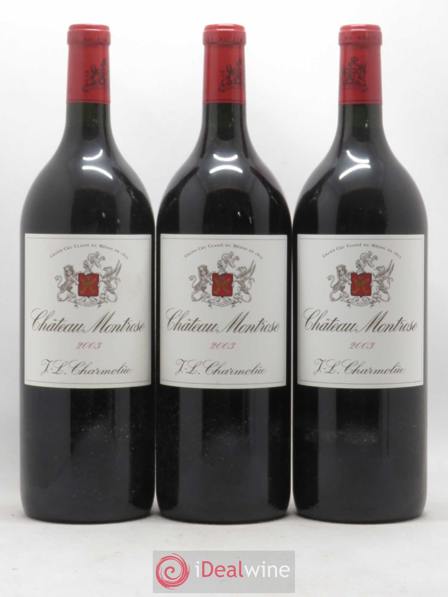 Château Montrose 2ème Grand Cru Classé 2003 - Lot de 3 magnums - 0