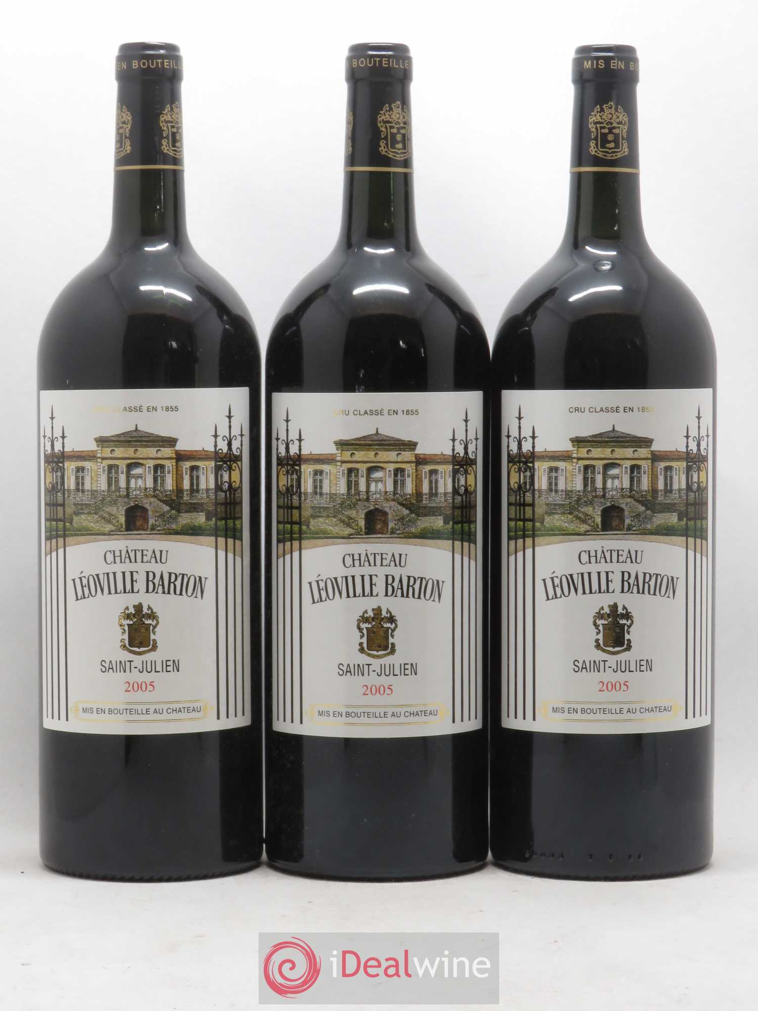 Château Léoville Barton 2ème Grand Cru Classé 2005 - Lot de 3 magnums - 0