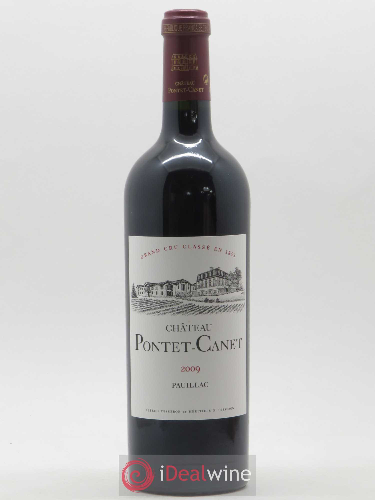 Château Pontet Canet 5ème Grand Cru Classé 2009 - Lot de 1 bouteille - 0