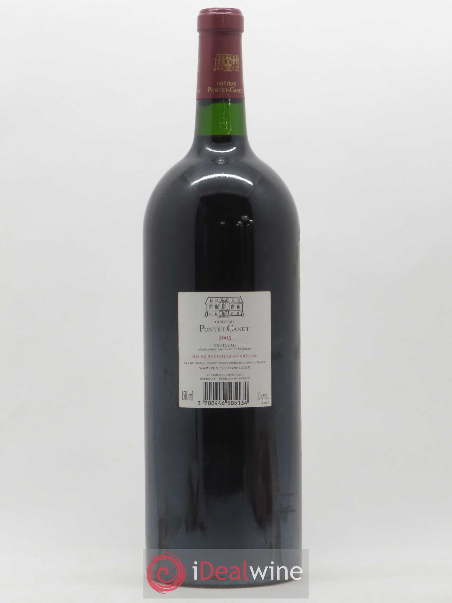 Château Pontet Canet 5ème Grand Cru Classé 2005 - Lot de 1 magnum - 1