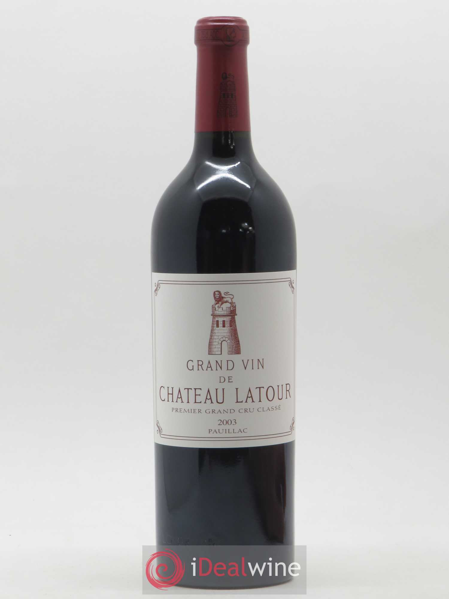 Château Latour 1er Grand Cru Classé 2003 - Lot de 1 bouteille - 0