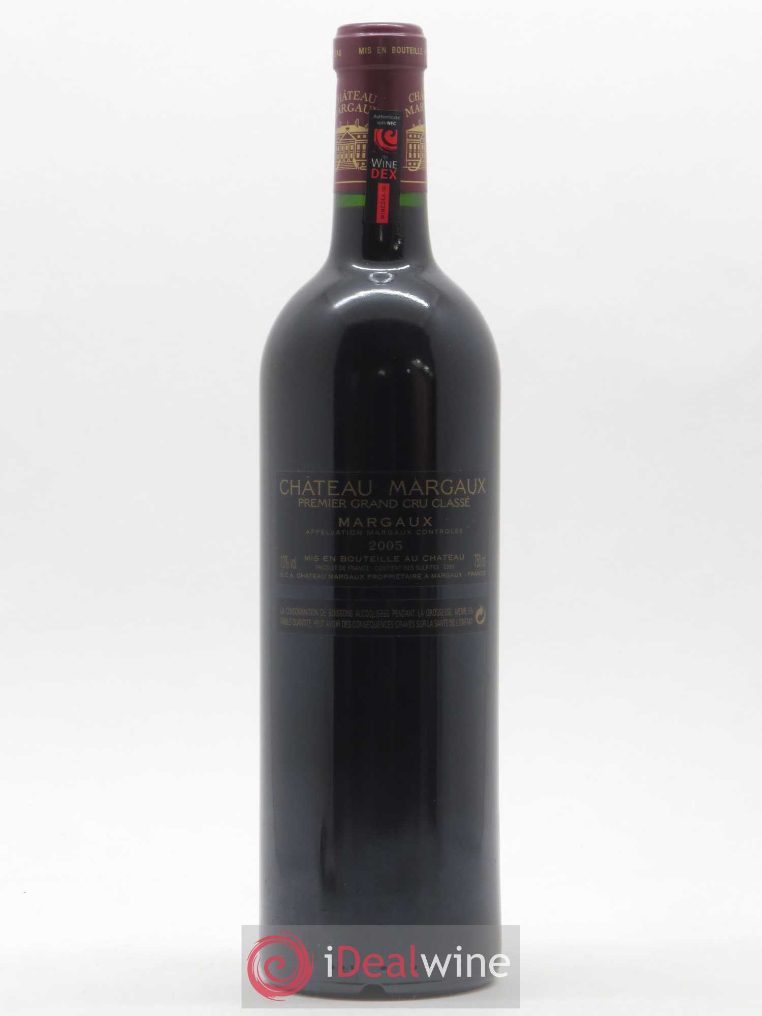 Château Margaux 1er Grand Cru Classé 2005 - Lot de 1 bouteille - 1