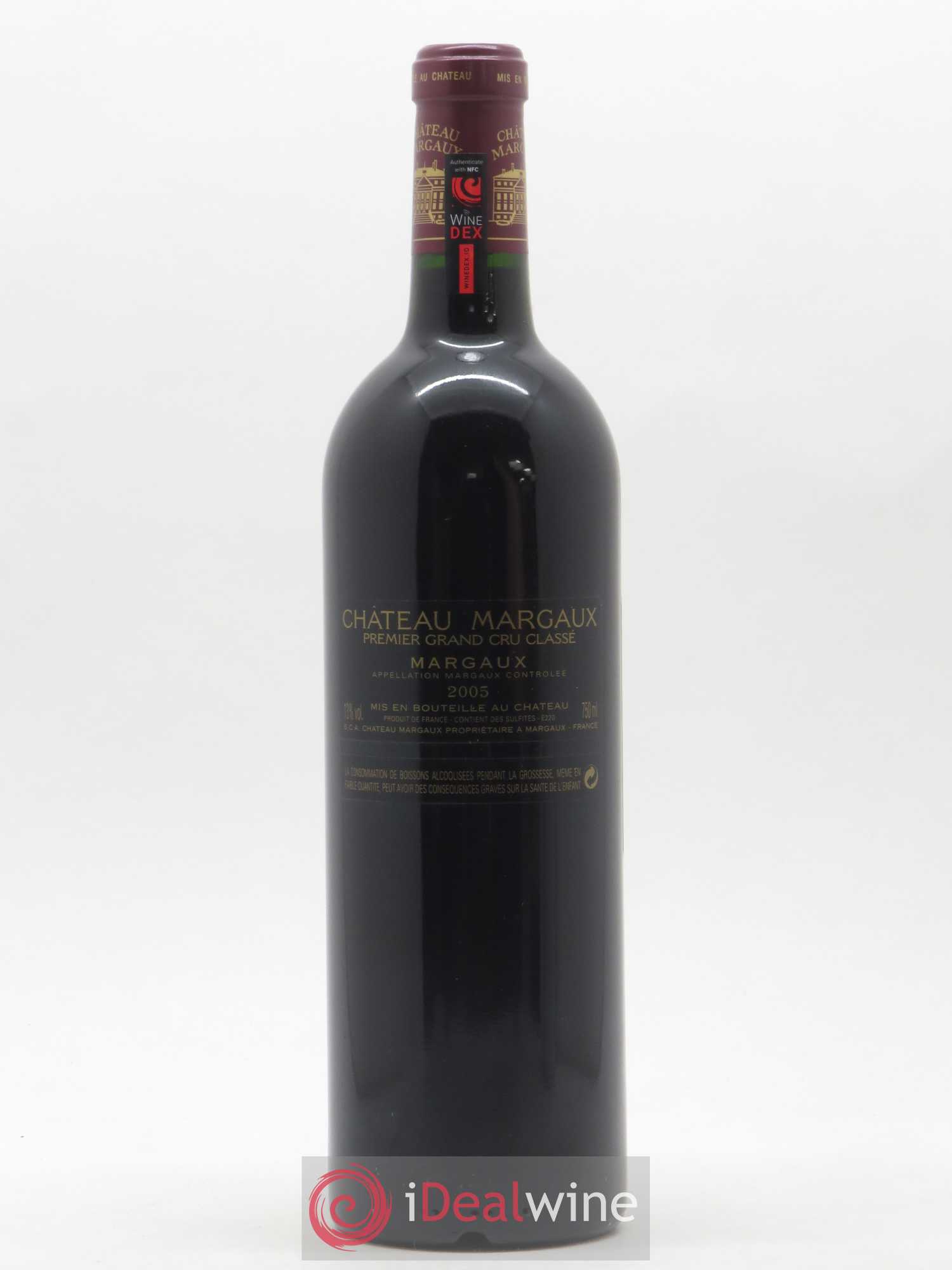 Château Margaux 1er Grand Cru Classé 2005 - Lot de 1 bouteille - 1