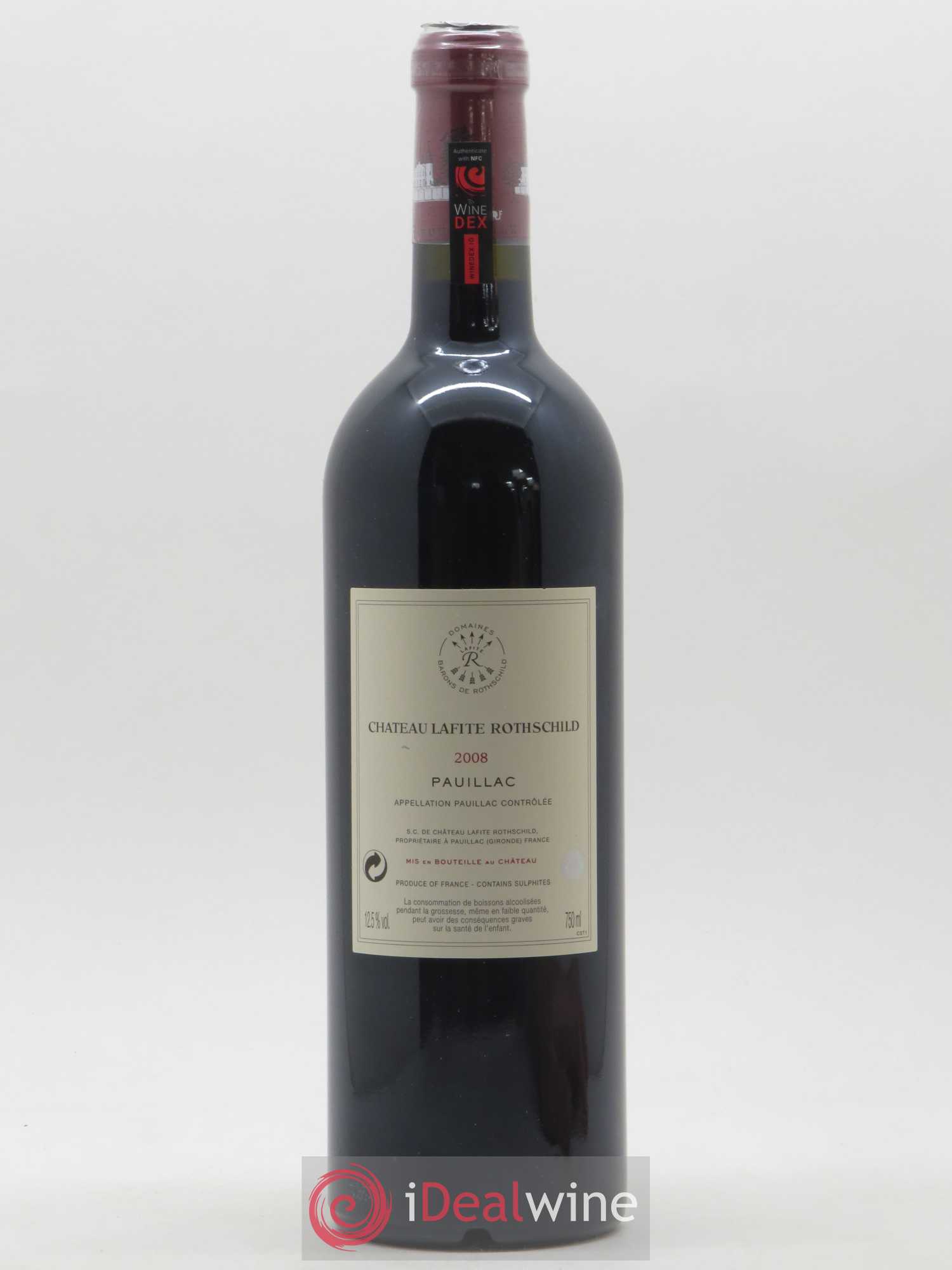 Château Lafite Rothschild 1er Grand Cru Classé 2008 - Lot de 1 bouteille - 1