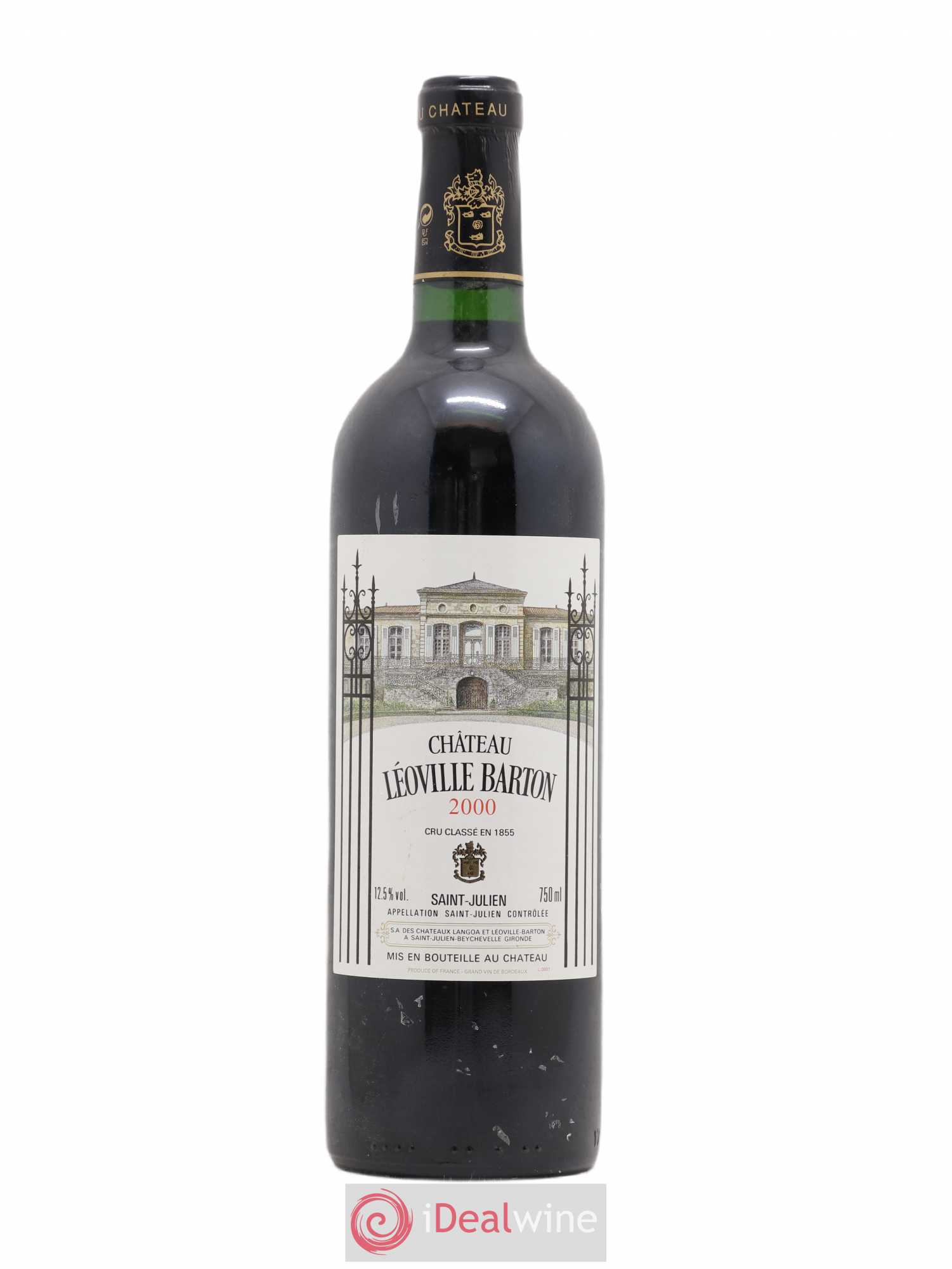 Château Léoville Barton 2ème Grand Cru Classé 2000 - Lot de 1 bouteille - 0