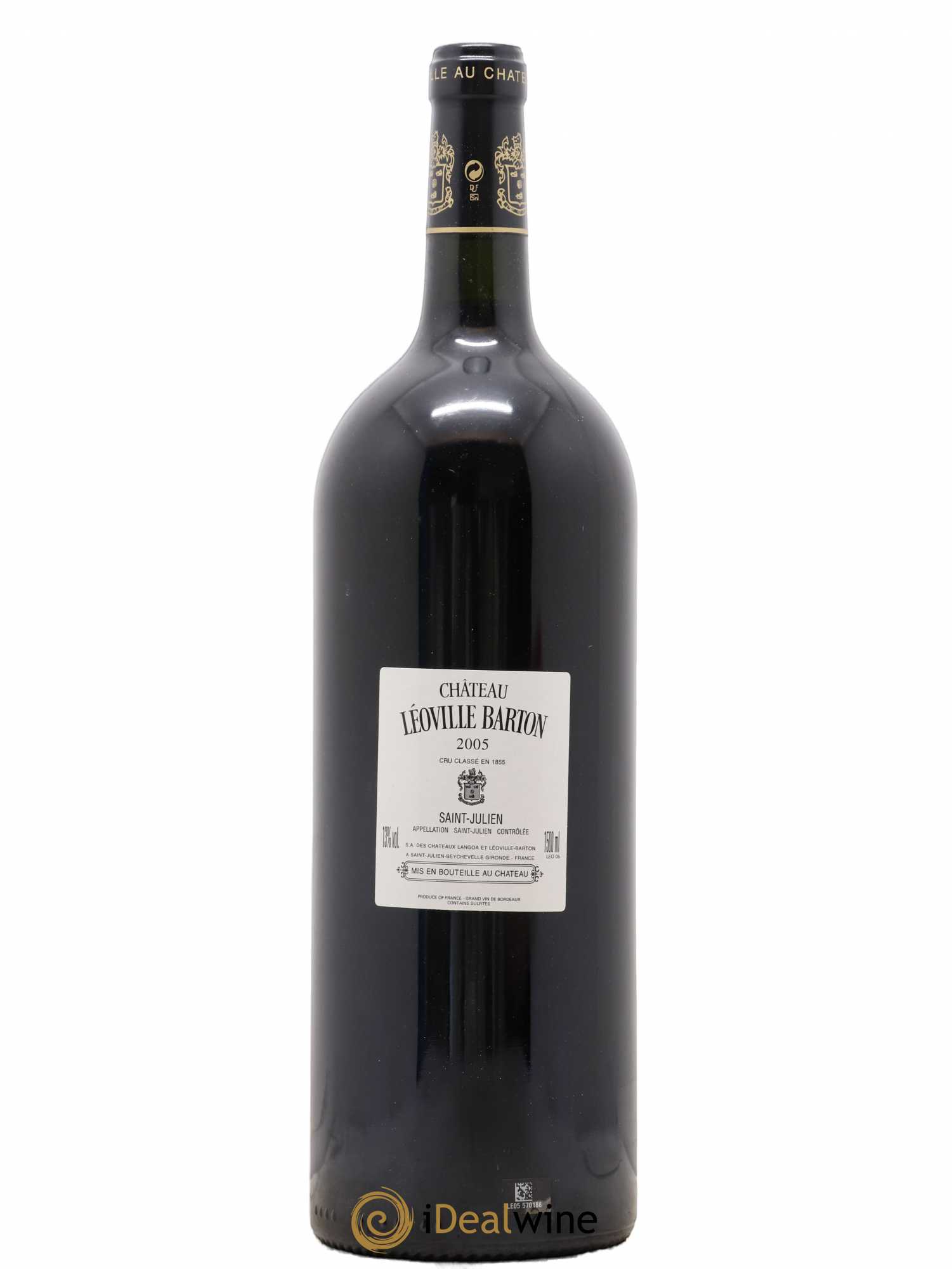 Château Léoville Barton 2ème Grand Cru Classé 2005 - Lot de 1 magnum - 1