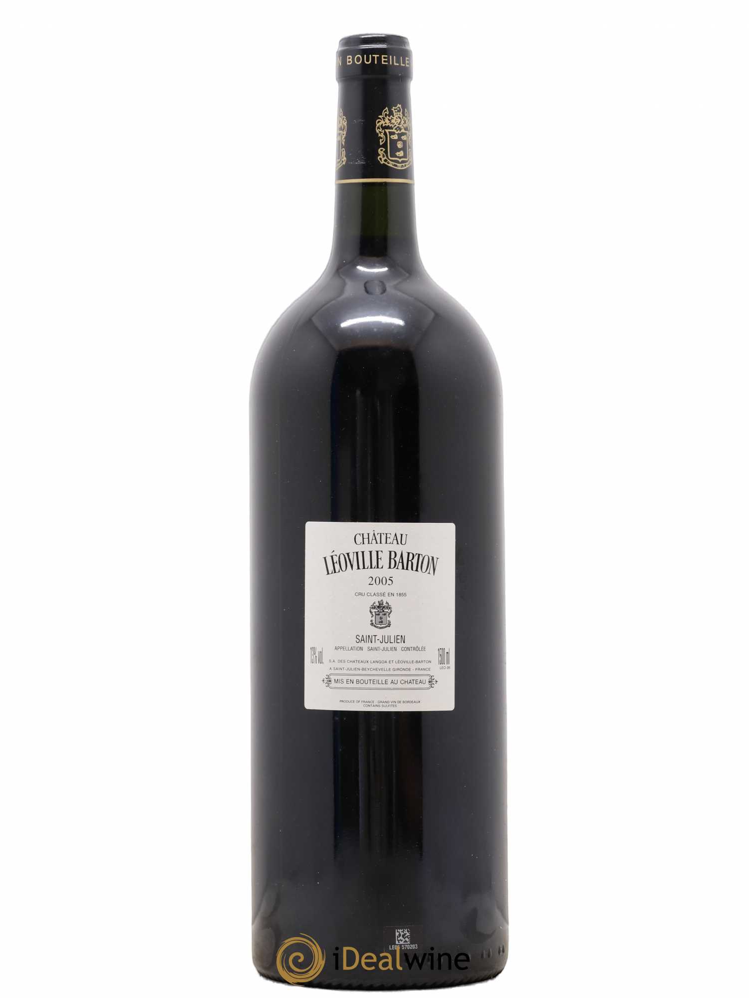Château Léoville Barton 2ème Grand Cru Classé 2005 - Lot de 1 magnum - 1