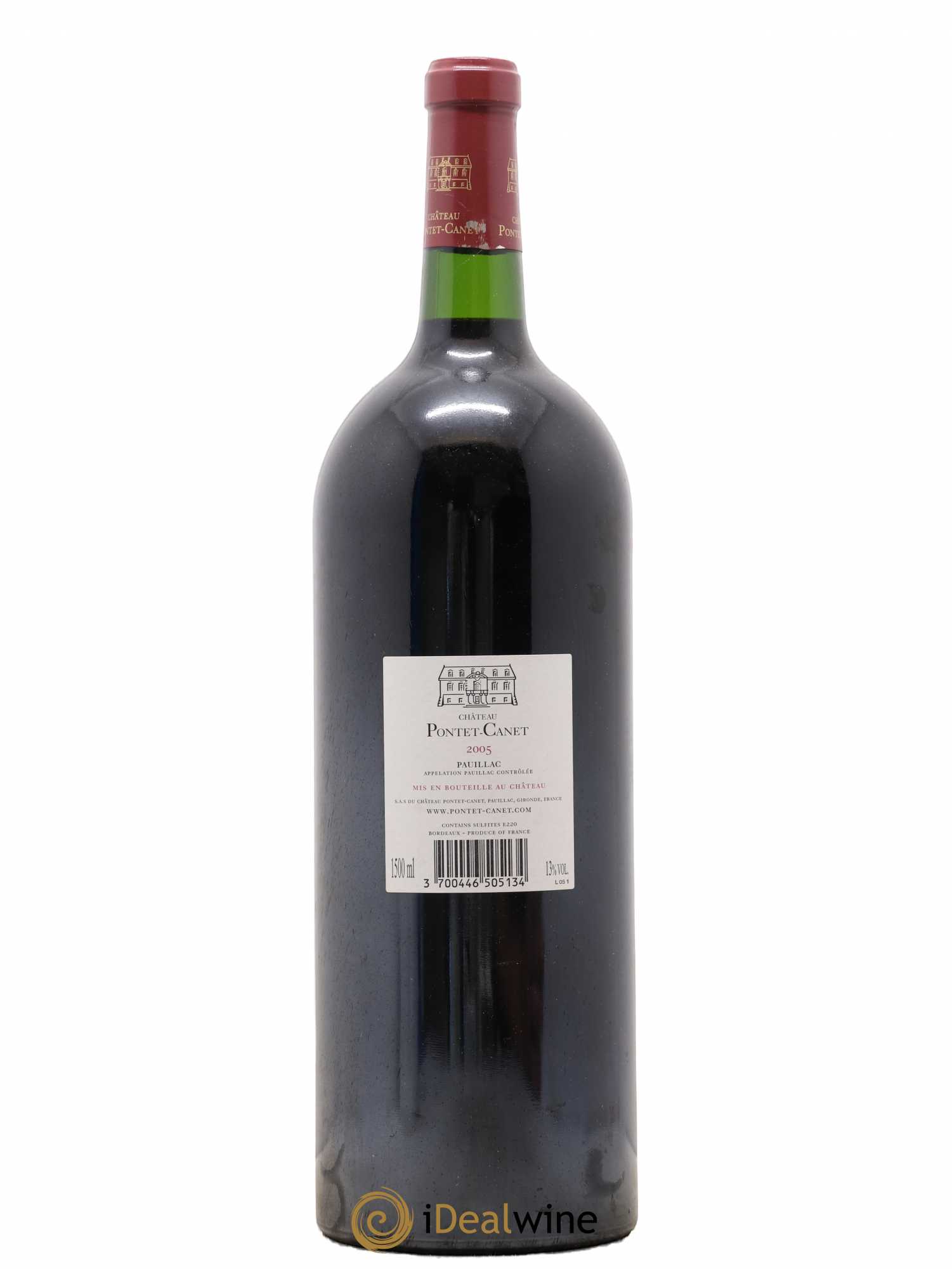 Château Pontet Canet 5ème Grand Cru Classé 2005 - Lot de 1 magnum - 1