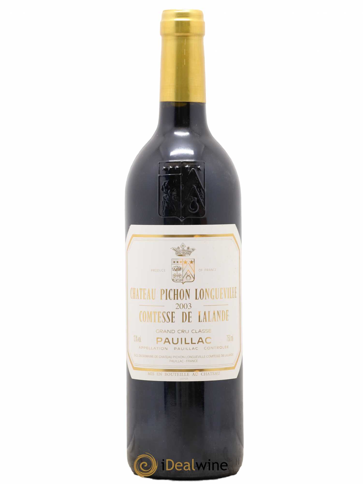 Château Pichon Longueville Comtesse de Lalande 2ème Grand Cru Classé 2003 - Lot de 1 bouteille - 0