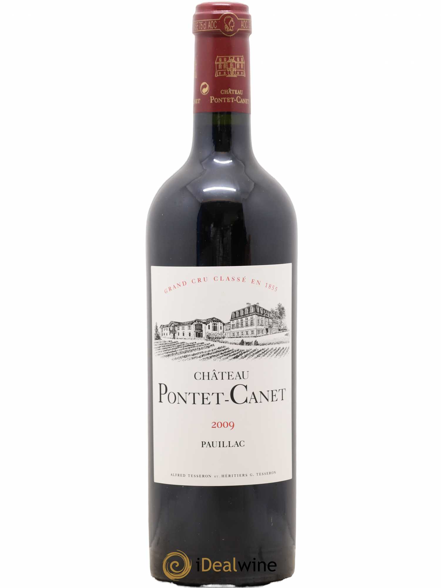 Château Pontet Canet 5ème Grand Cru Classé 2009 - Lot de 1 bouteille - 0