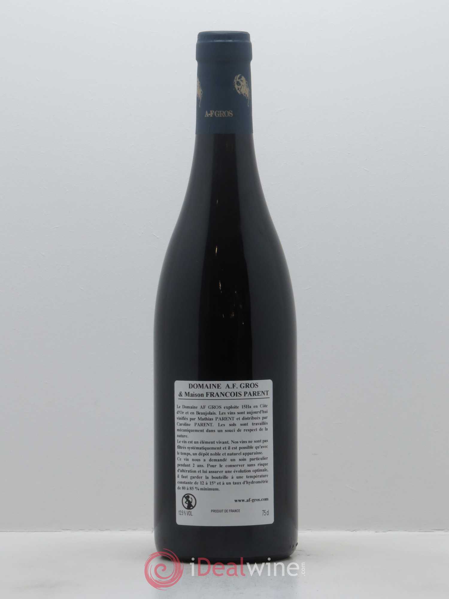 Hautes-Côtes de Nuits Sans soufre ajouté A.-F. Gros 2016 - Lot de 1 bouteille - 1