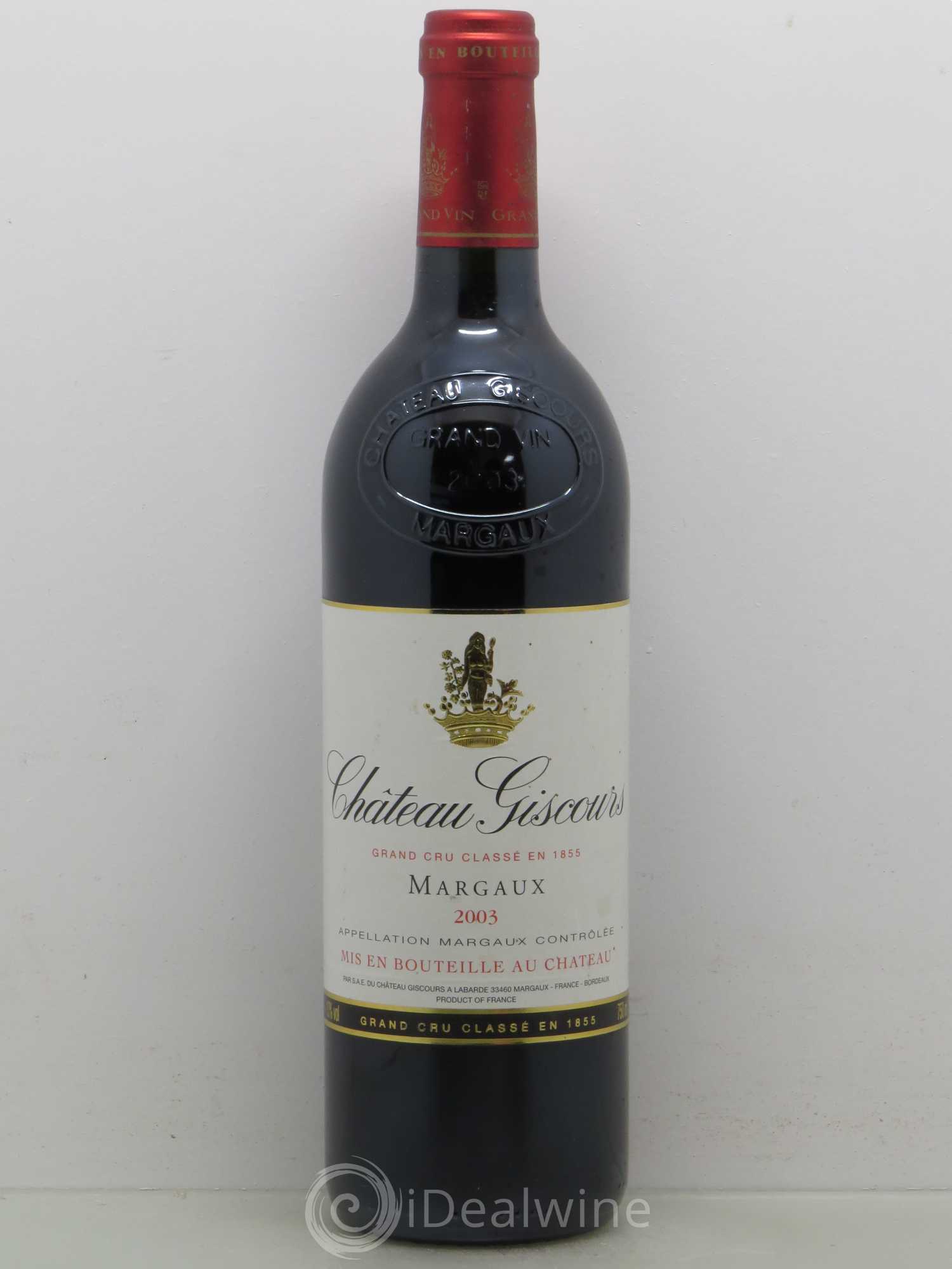 Château Giscours 3ème Grand Cru Classé 2003 - Lot de 1 bouteille - 0