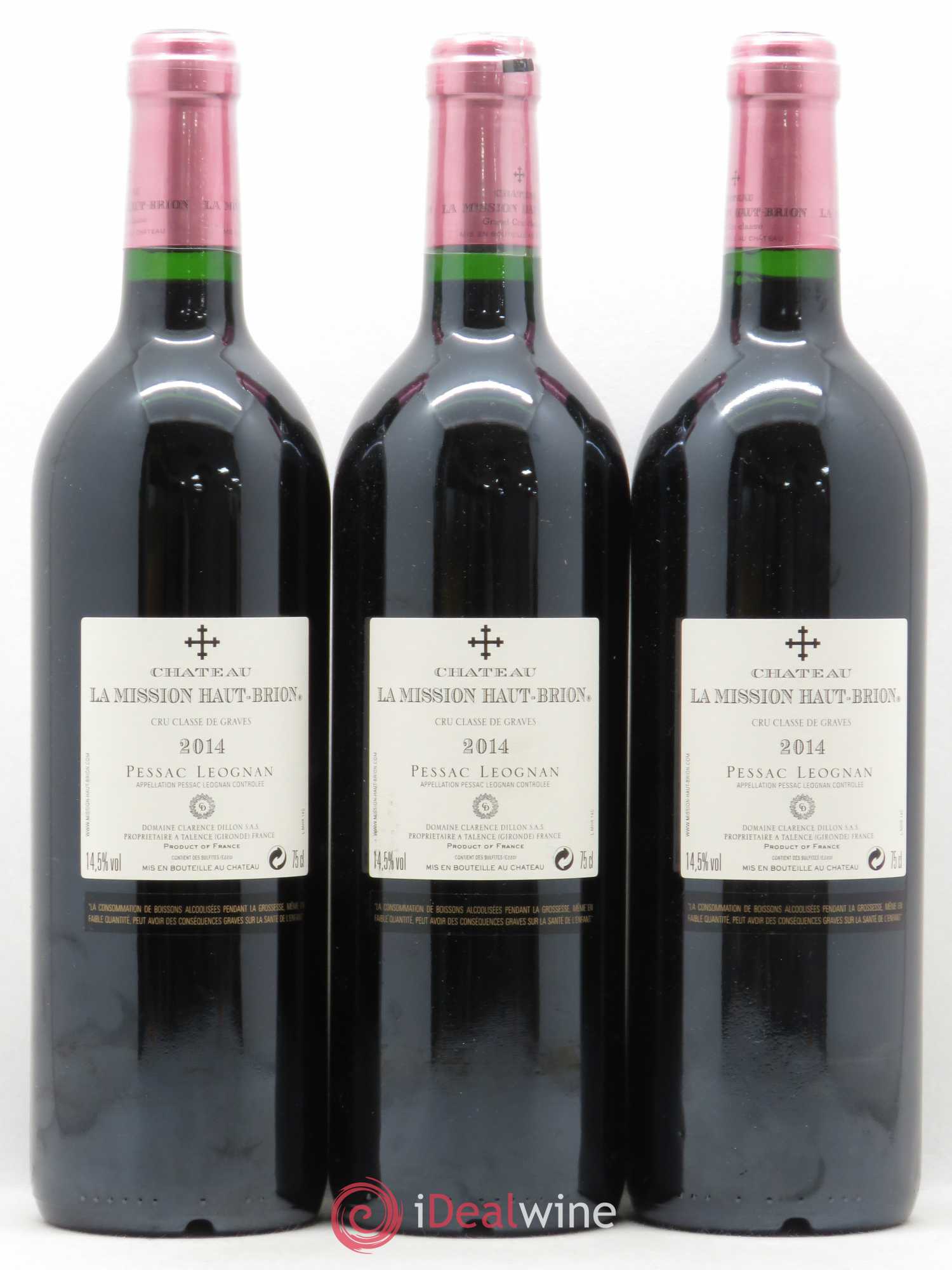Château la Mission Haut-Brion Cru Classé de Graves 2014 - Lot de 6 bouteilles - 2