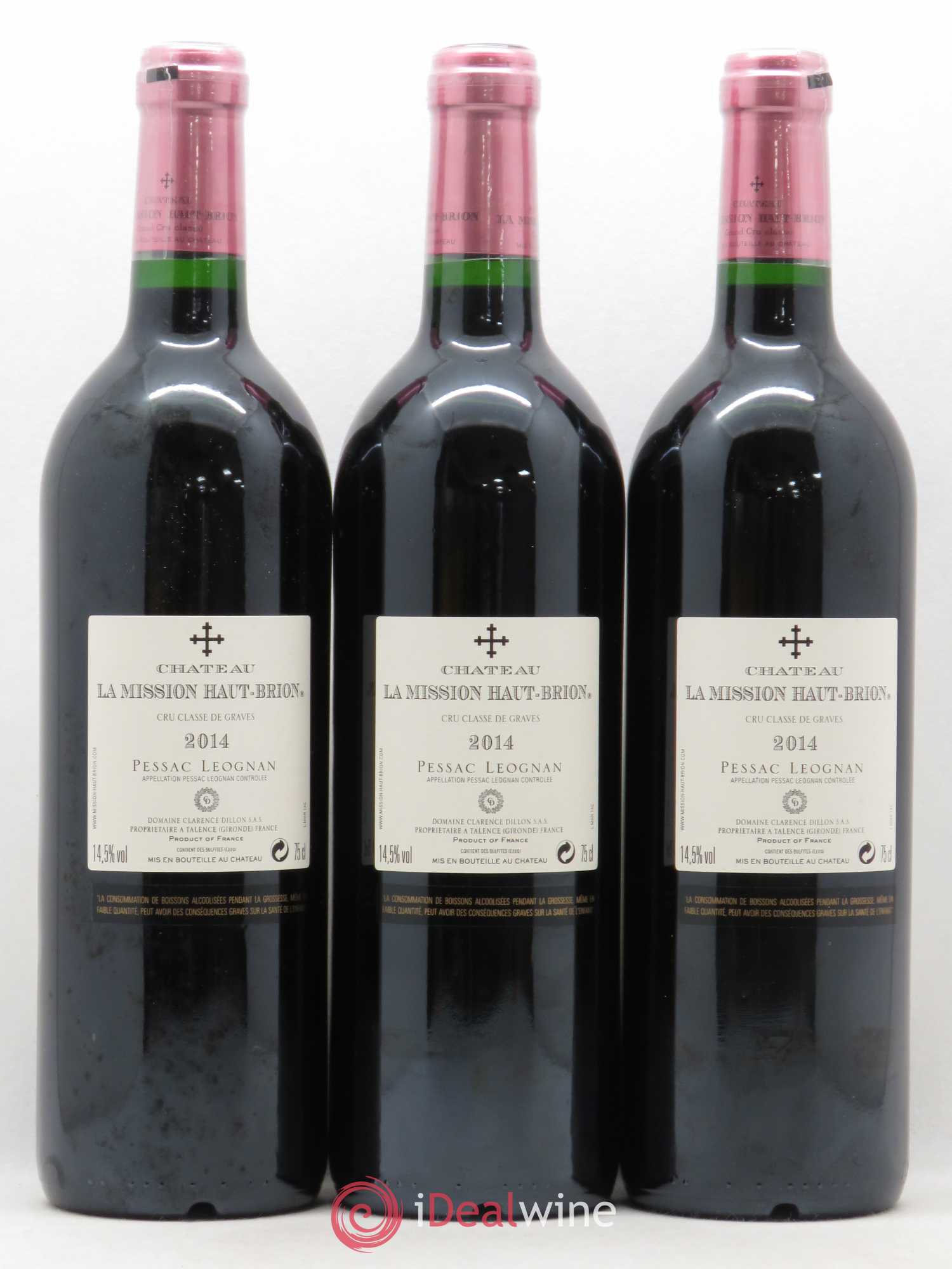 Château la Mission Haut-Brion Cru Classé de Graves 2014 - Lotto di 6 bottiglie - 2