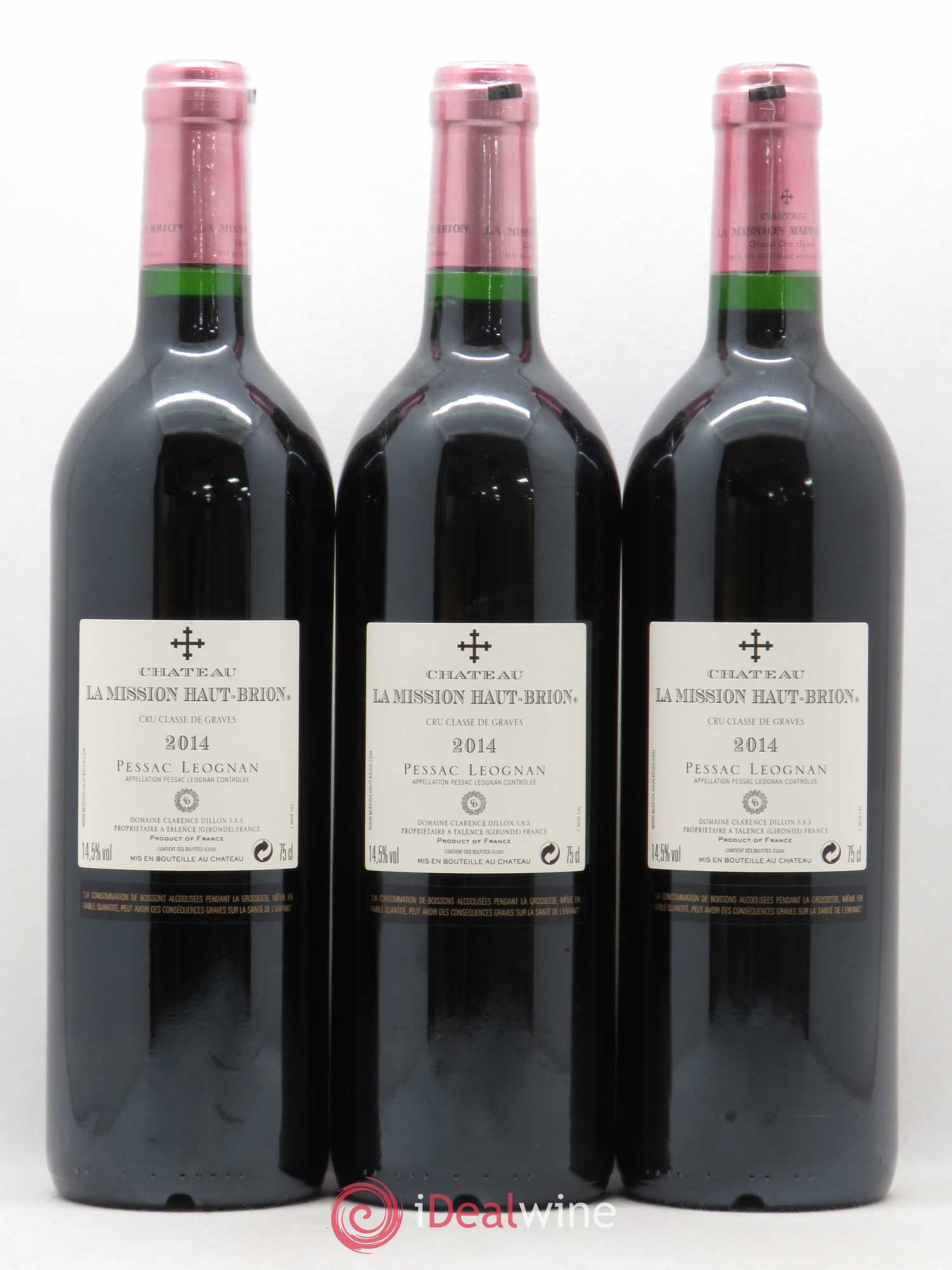 Château la Mission Haut-Brion Cru Classé de Graves 2014 - Lot de 6 bouteilles - 2