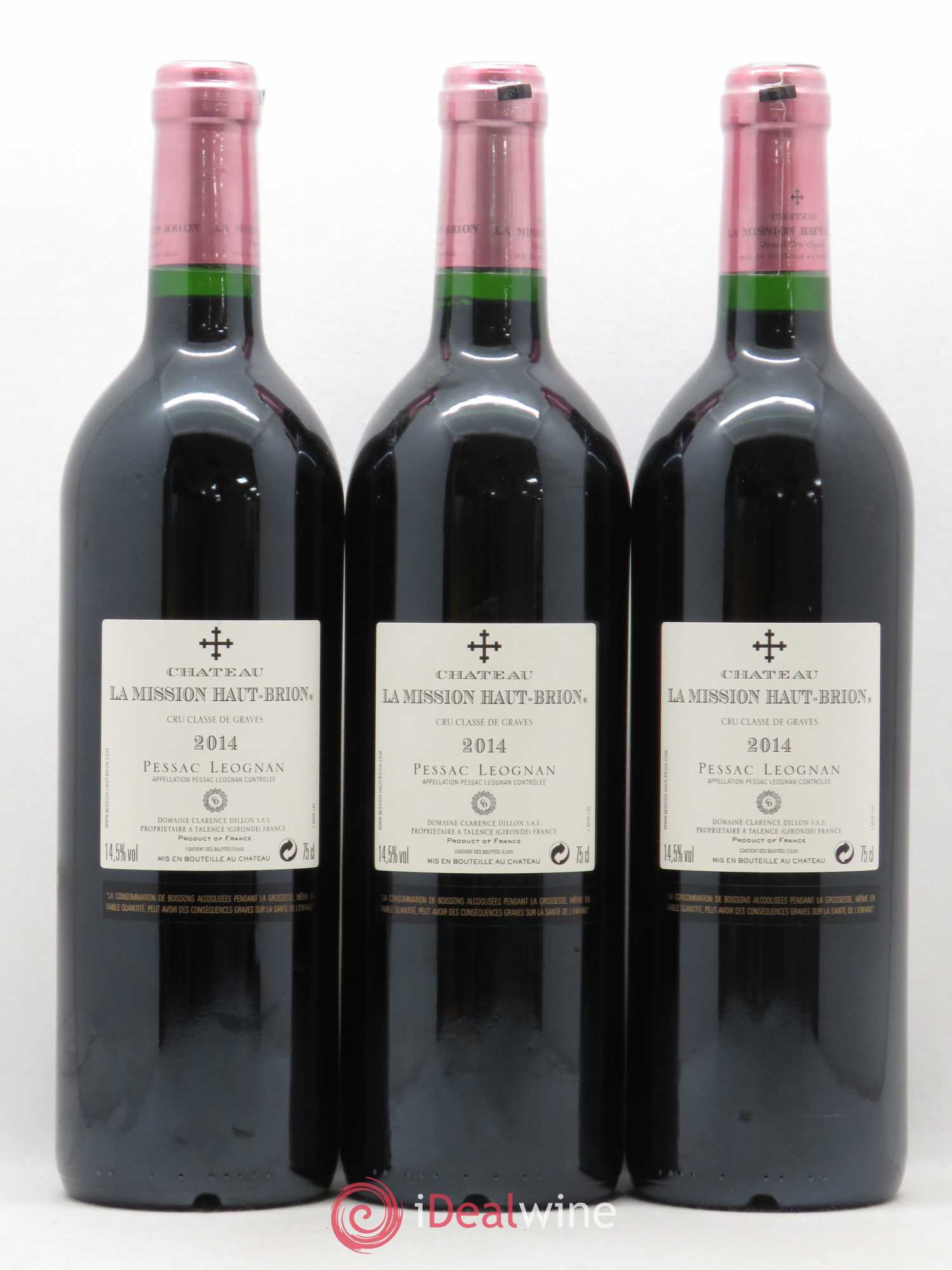 Château la Mission Haut-Brion Cru Classé de Graves 2014 - Lot de 6 bouteilles - 4