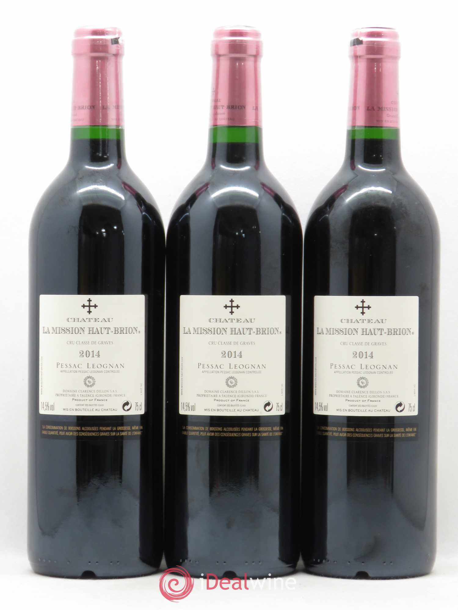 Château la Mission Haut-Brion Cru Classé de Graves 2014 - Lot de 6 bouteilles - 2