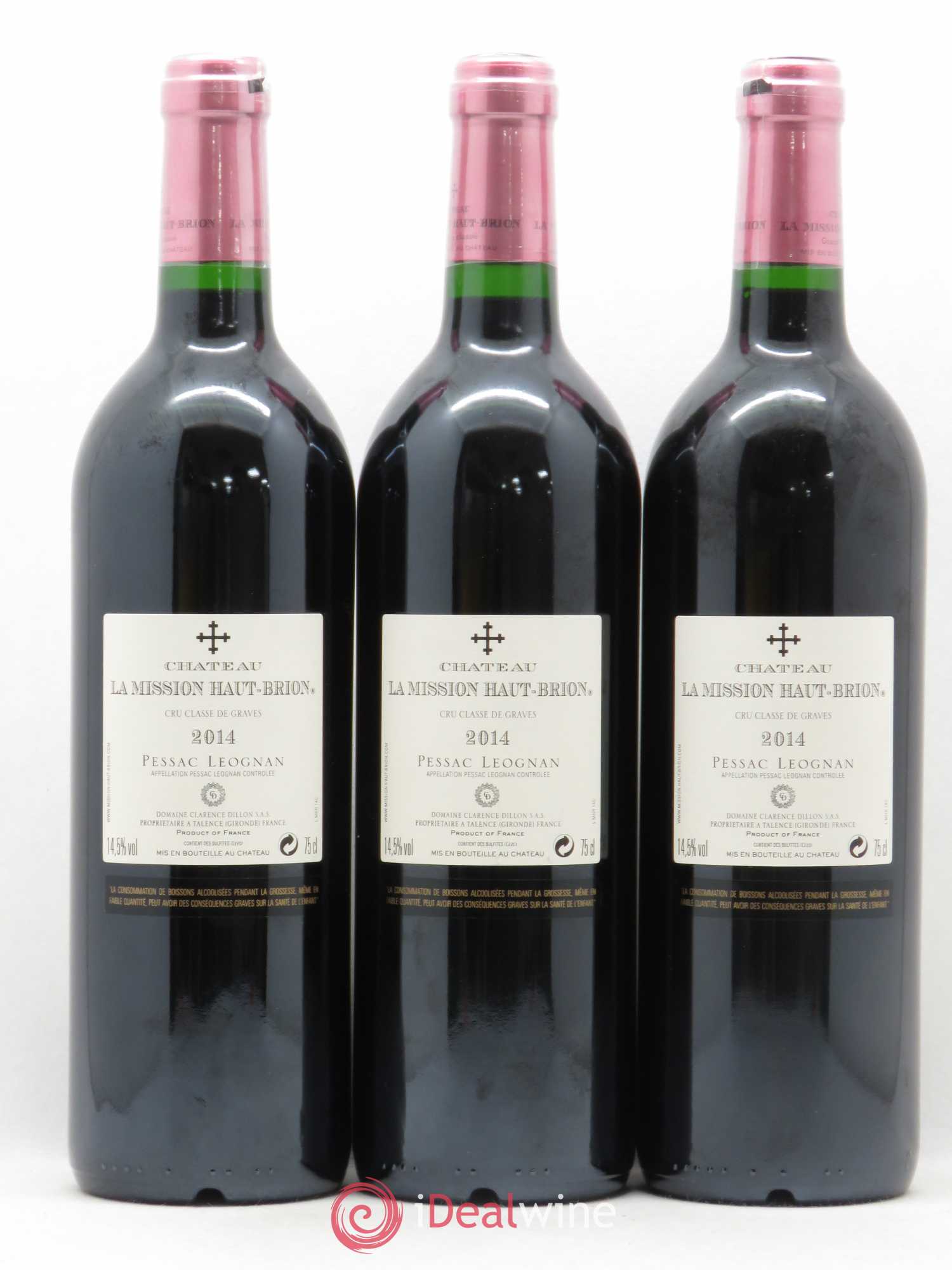 Château la Mission Haut-Brion Cru Classé de Graves 2014 - Lot de 6 bouteilles - 4
