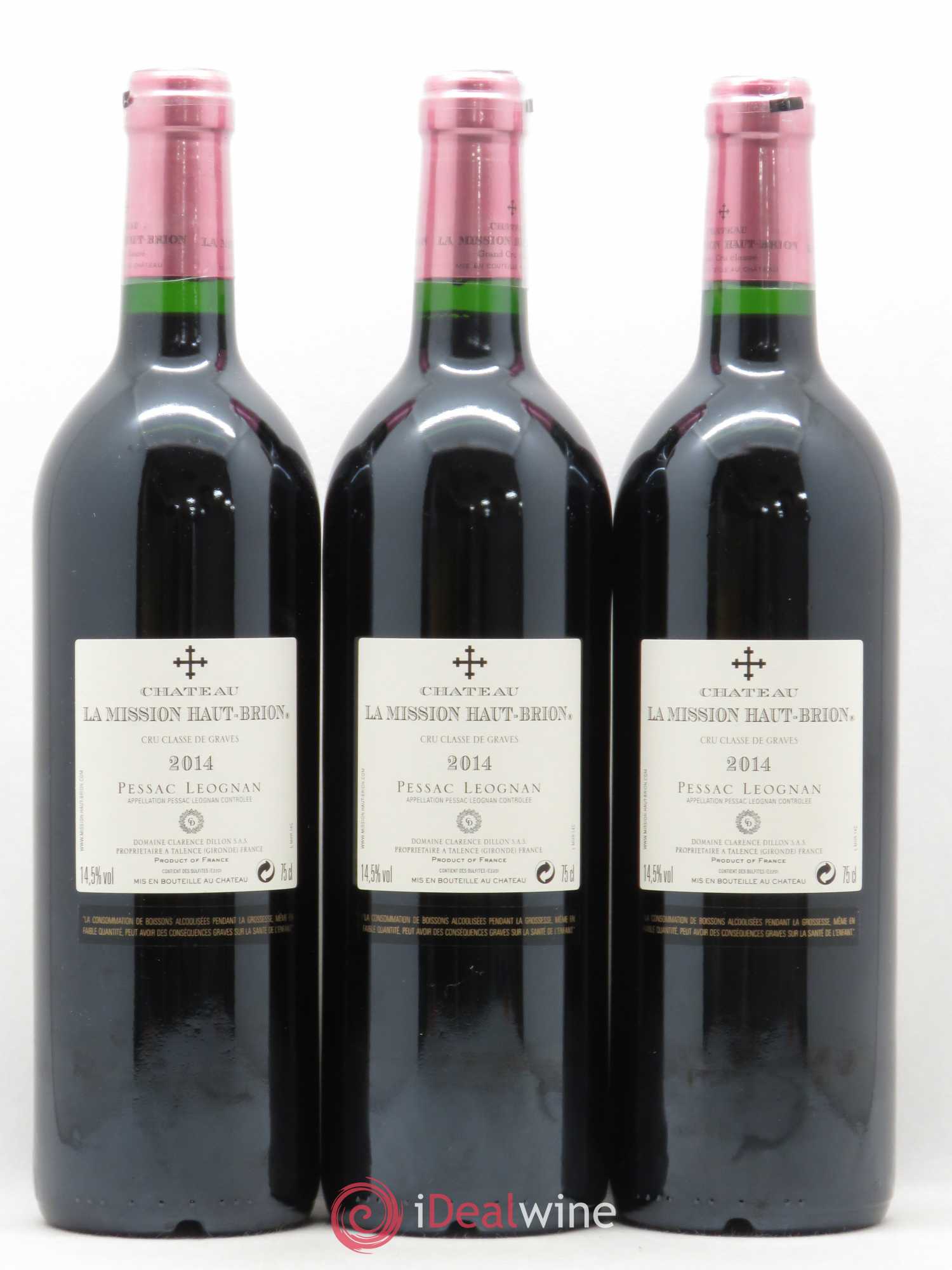 Château la Mission Haut-Brion Cru Classé de Graves 2014 - Lot de 12 bouteilles - 2