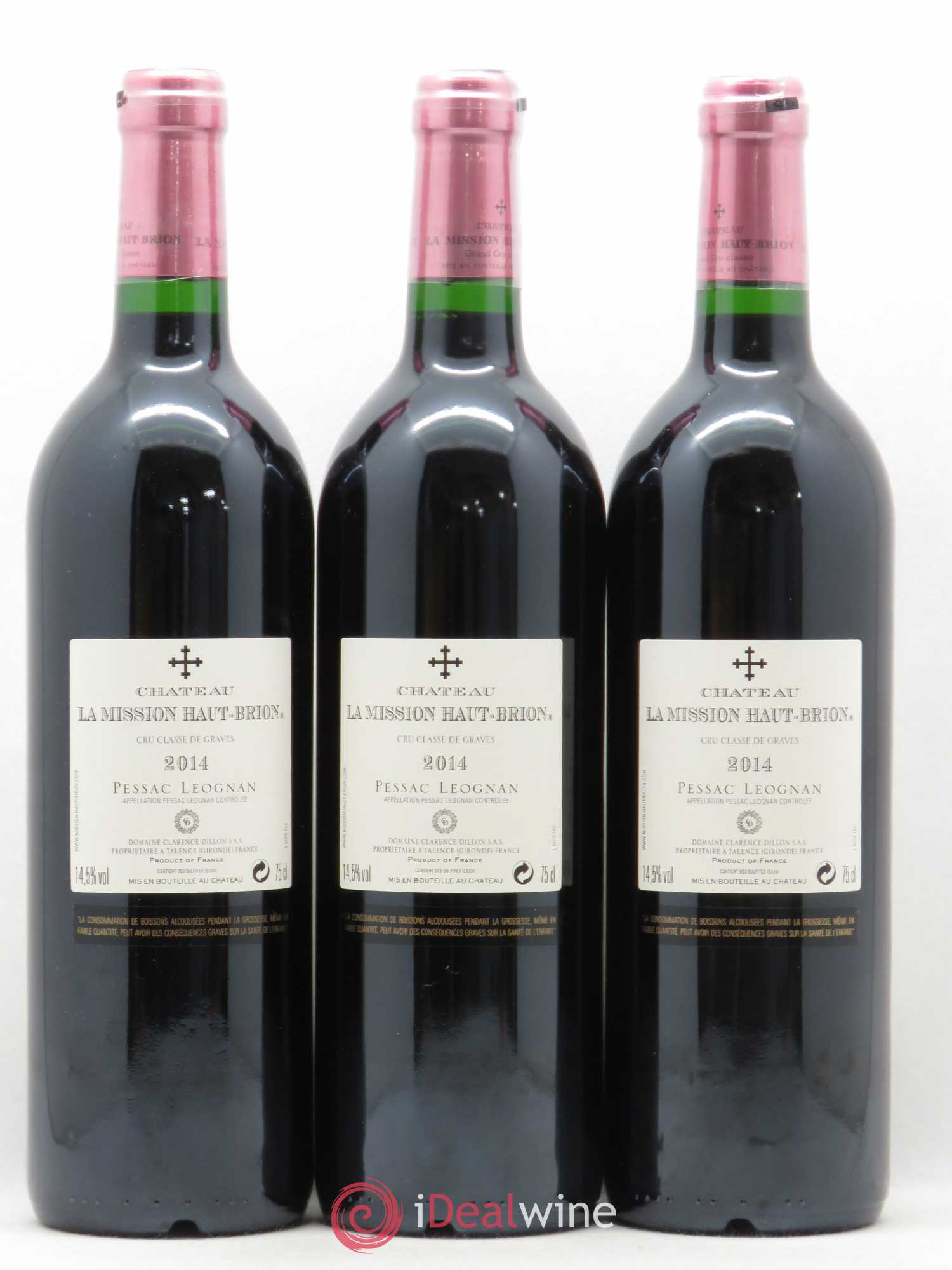 Château la Mission Haut-Brion Cru Classé de Graves 2014 - Lot de 12 bouteilles - 4