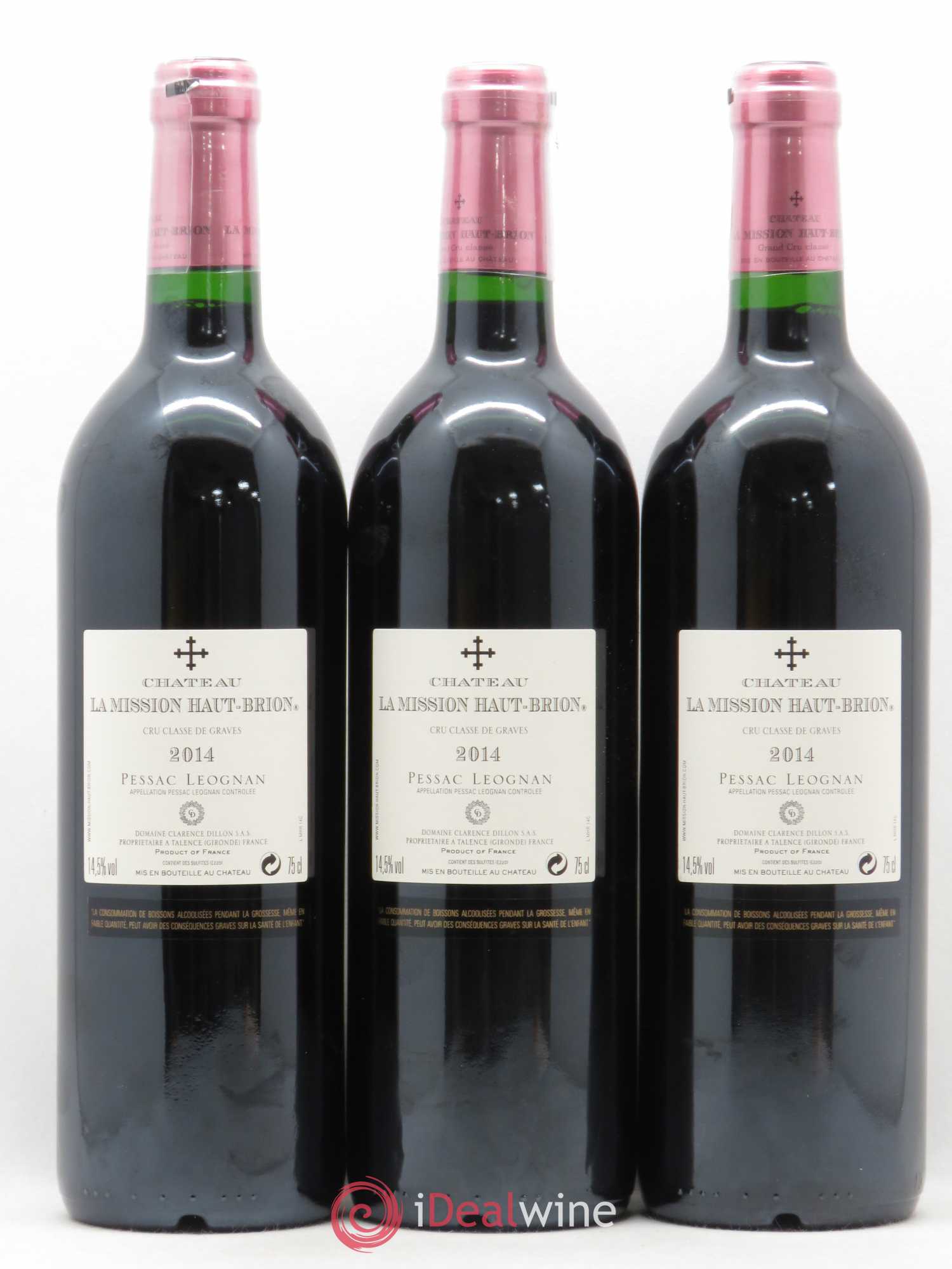 Château la Mission Haut-Brion Cru Classé de Graves 2014 - Lot de 12 bouteilles - 2