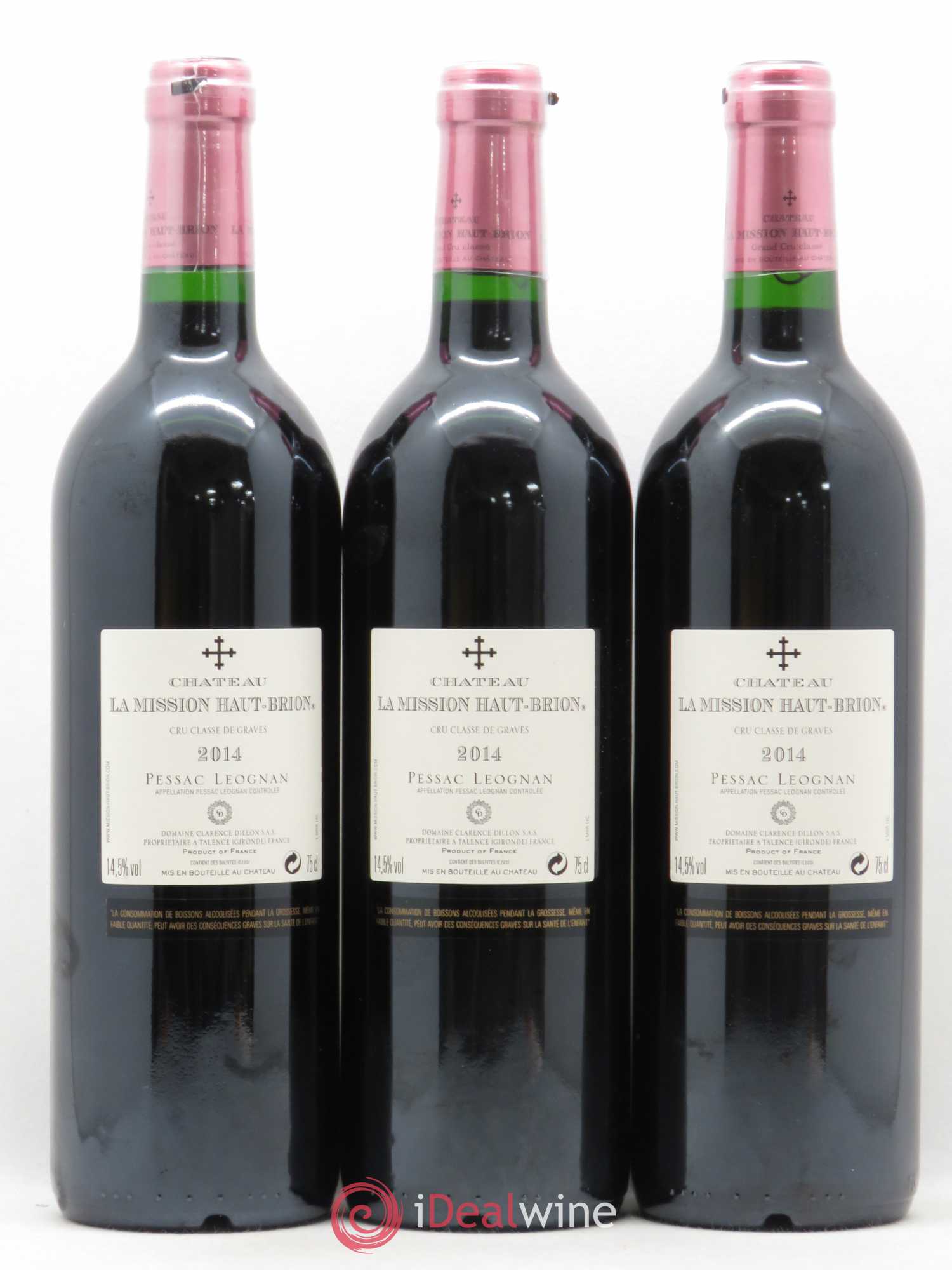 Château la Mission Haut-Brion Cru Classé de Graves 2014 - Lot de 12 bouteilles - 4