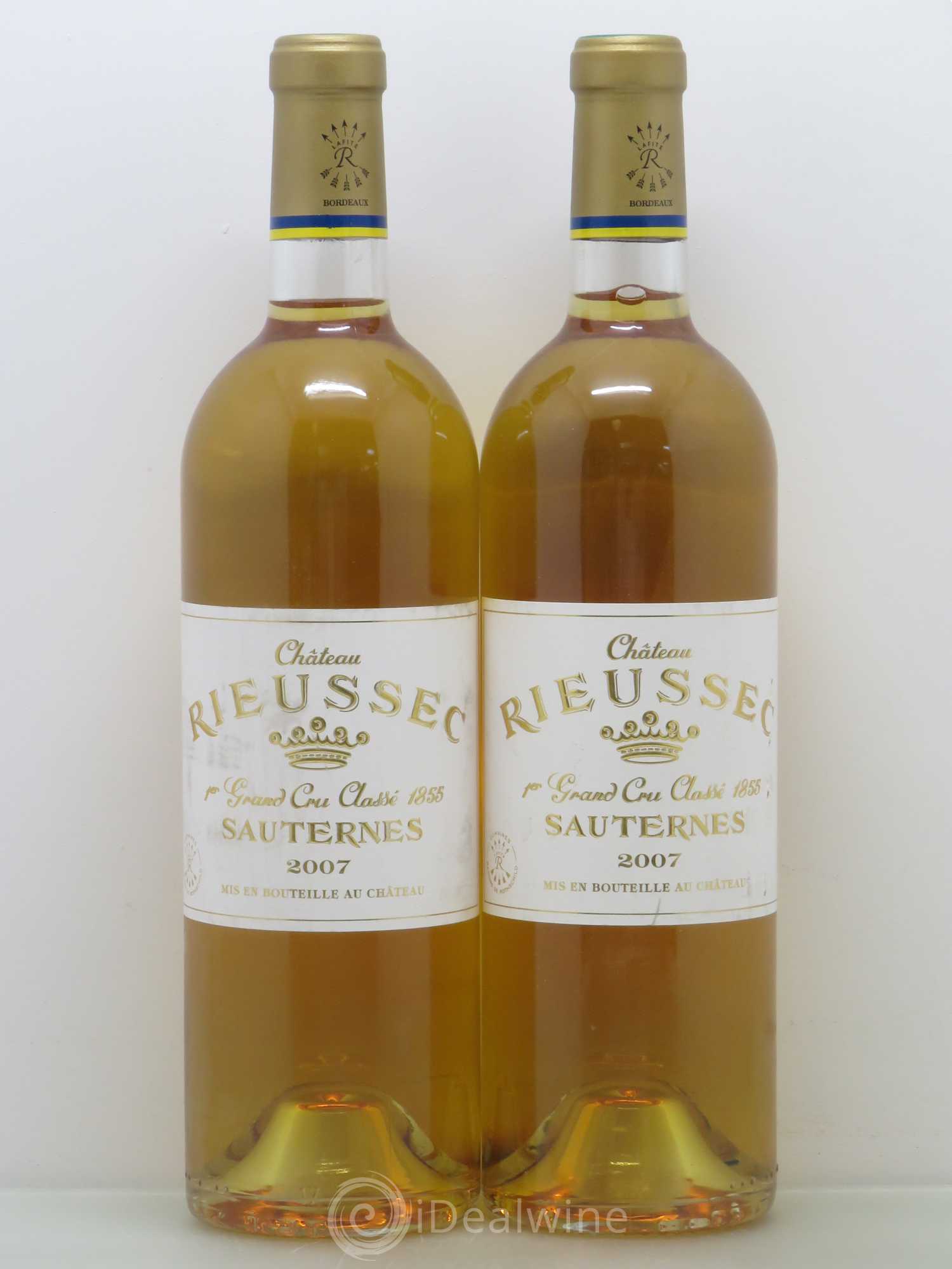 Château Rieussec 1er Grand Cru Classé 2007 - Lotto di 2 bottiglie - 0