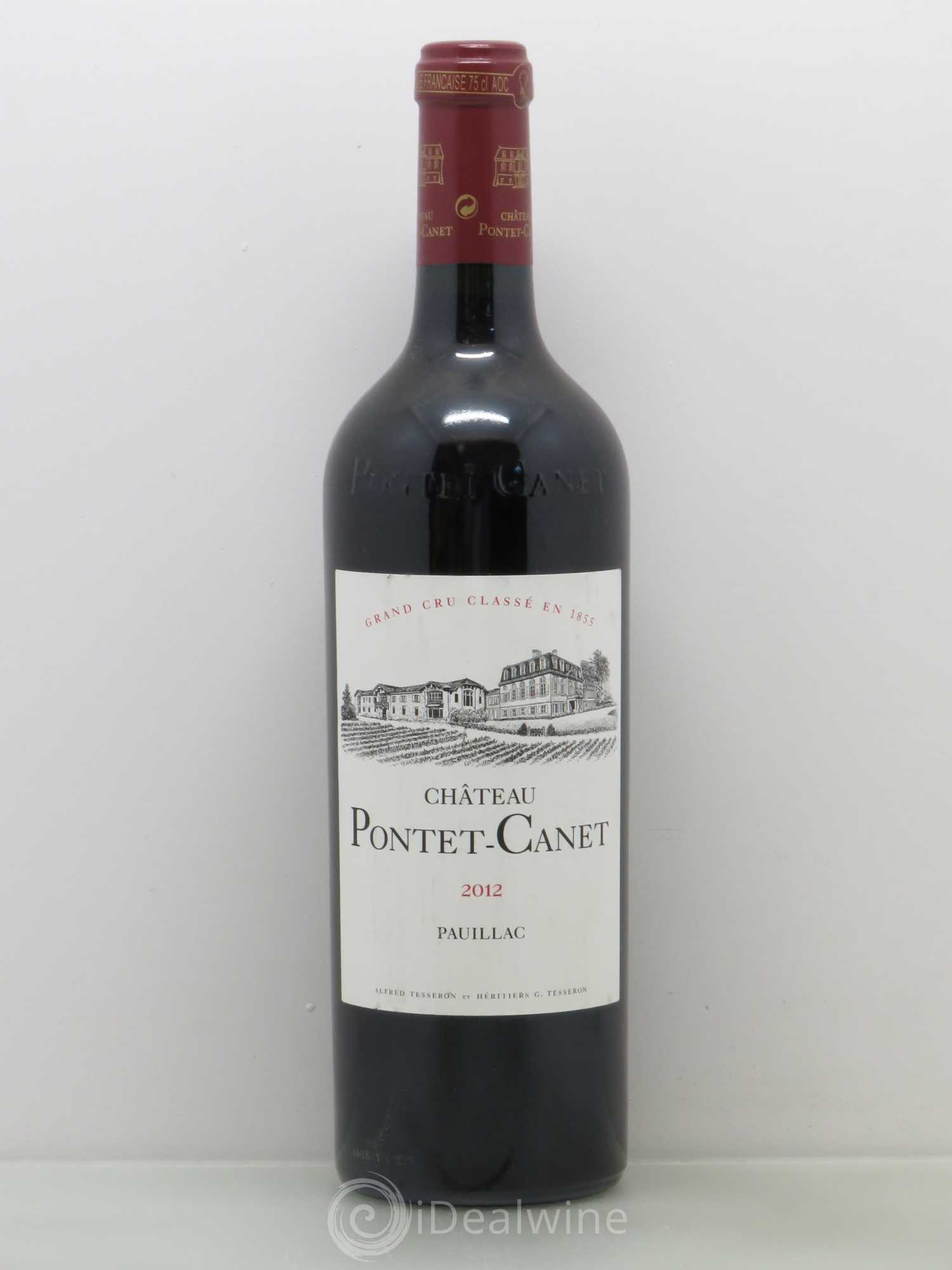 Château Pontet Canet 5ème Grand Cru Classé 2012 - Lot de 1 bouteille - 0
