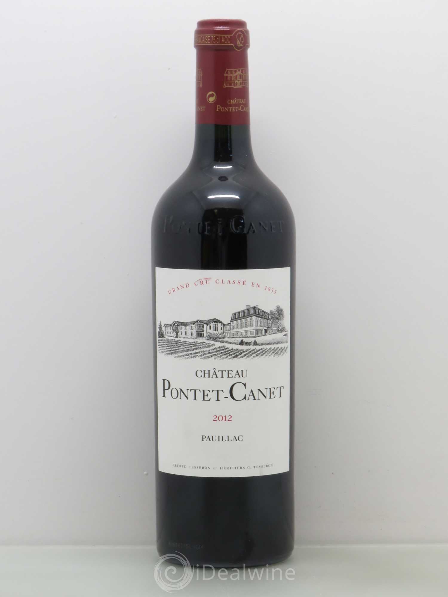 Château Pontet Canet 5ème Grand Cru Classé 2012 - Lot de 1 bouteille - 0