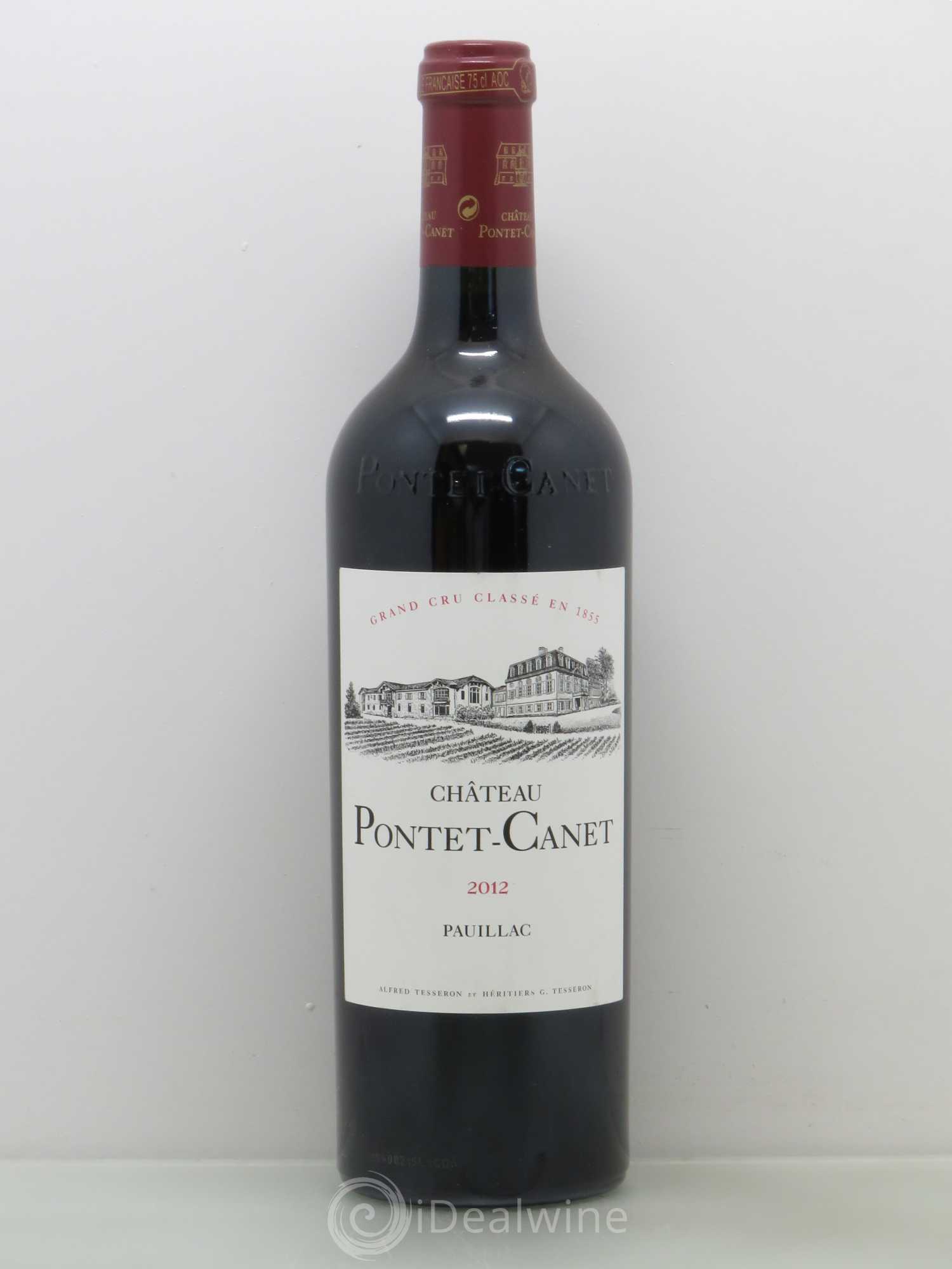Château Pontet Canet 5ème Grand Cru Classé 2012 - Lot de 1 bouteille - 0