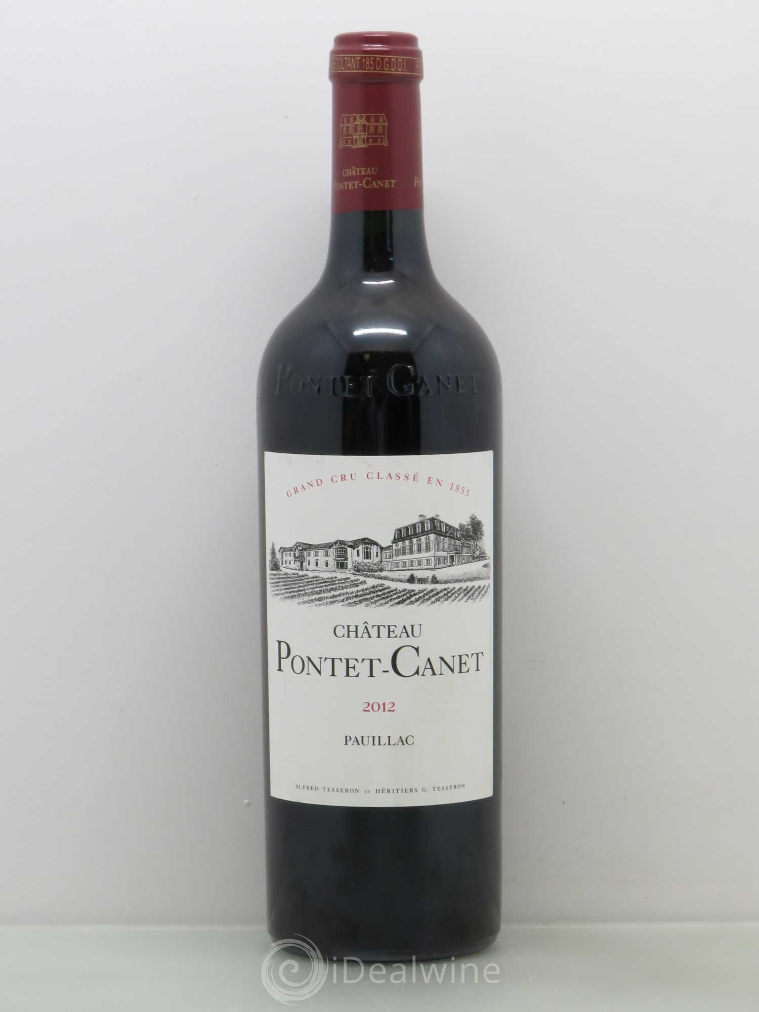 Château Pontet Canet 5ème Grand Cru Classé 2012 - Lot de 1 bouteille - 0