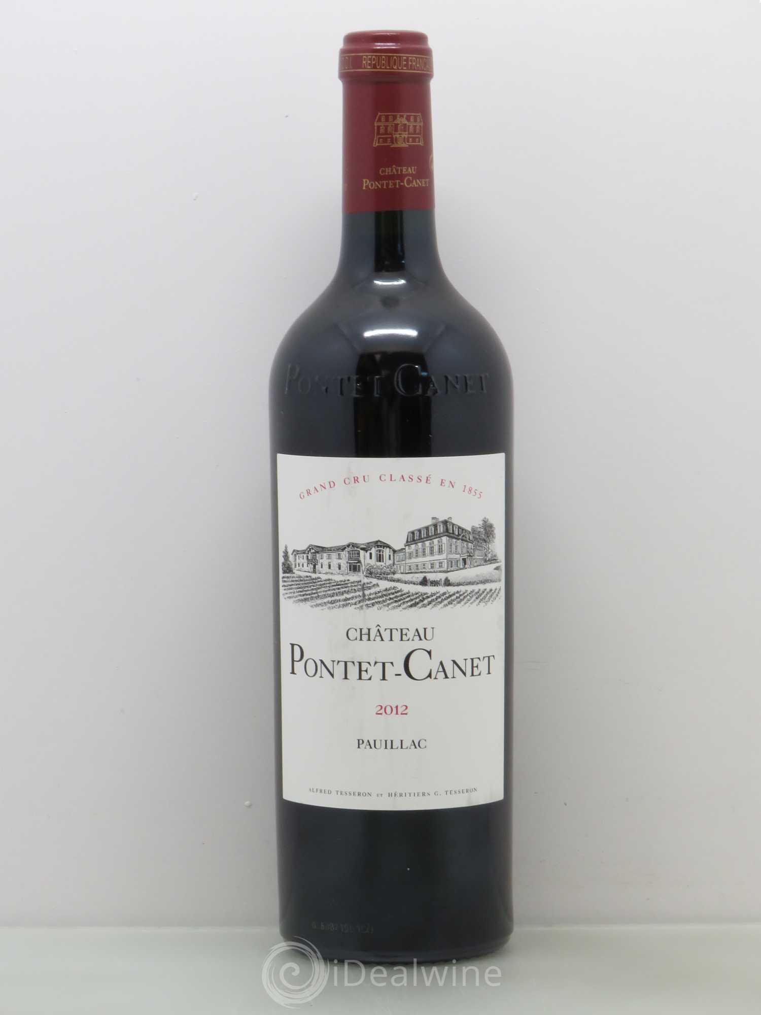 Château Pontet Canet 5ème Grand Cru Classé 2012 - Lot de 1 bouteille - 0