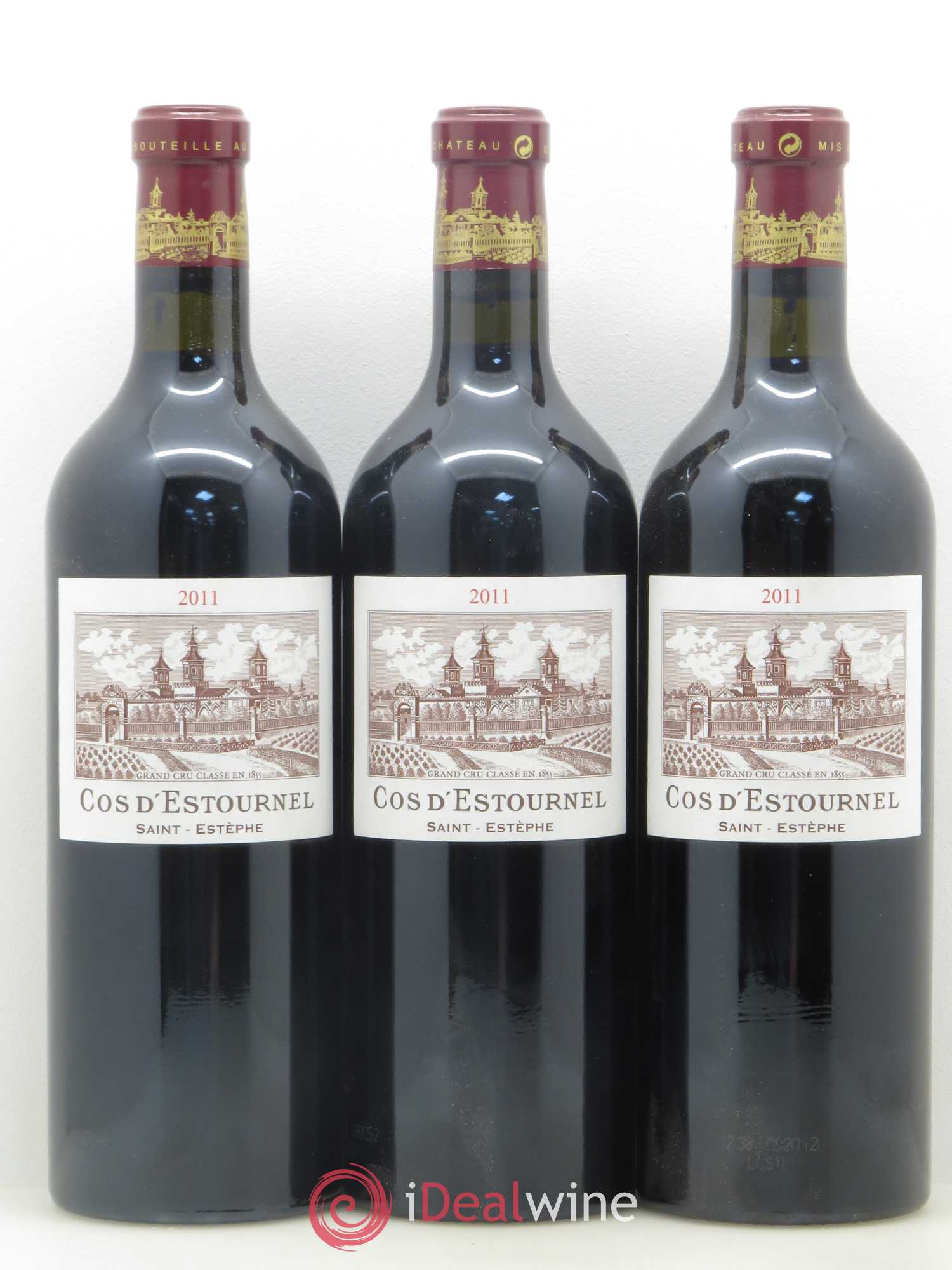 Cos d'Estournel 2ème Grand Cru Classé 2011 - Lot de 3 bouteilles - 0