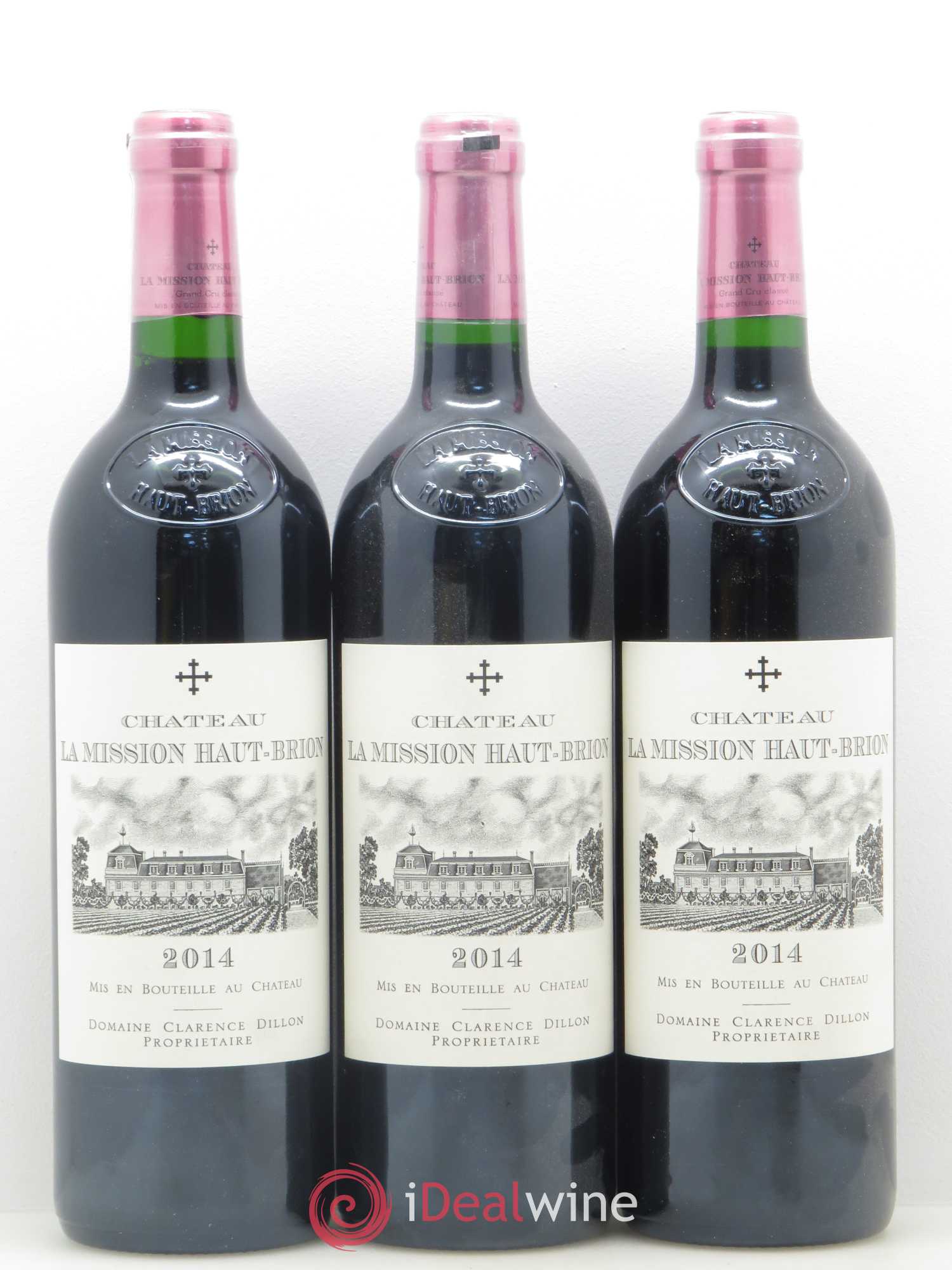 Château la Mission Haut-Brion Cru Classé de Graves 2014 - Lot de 3 bouteilles - 0